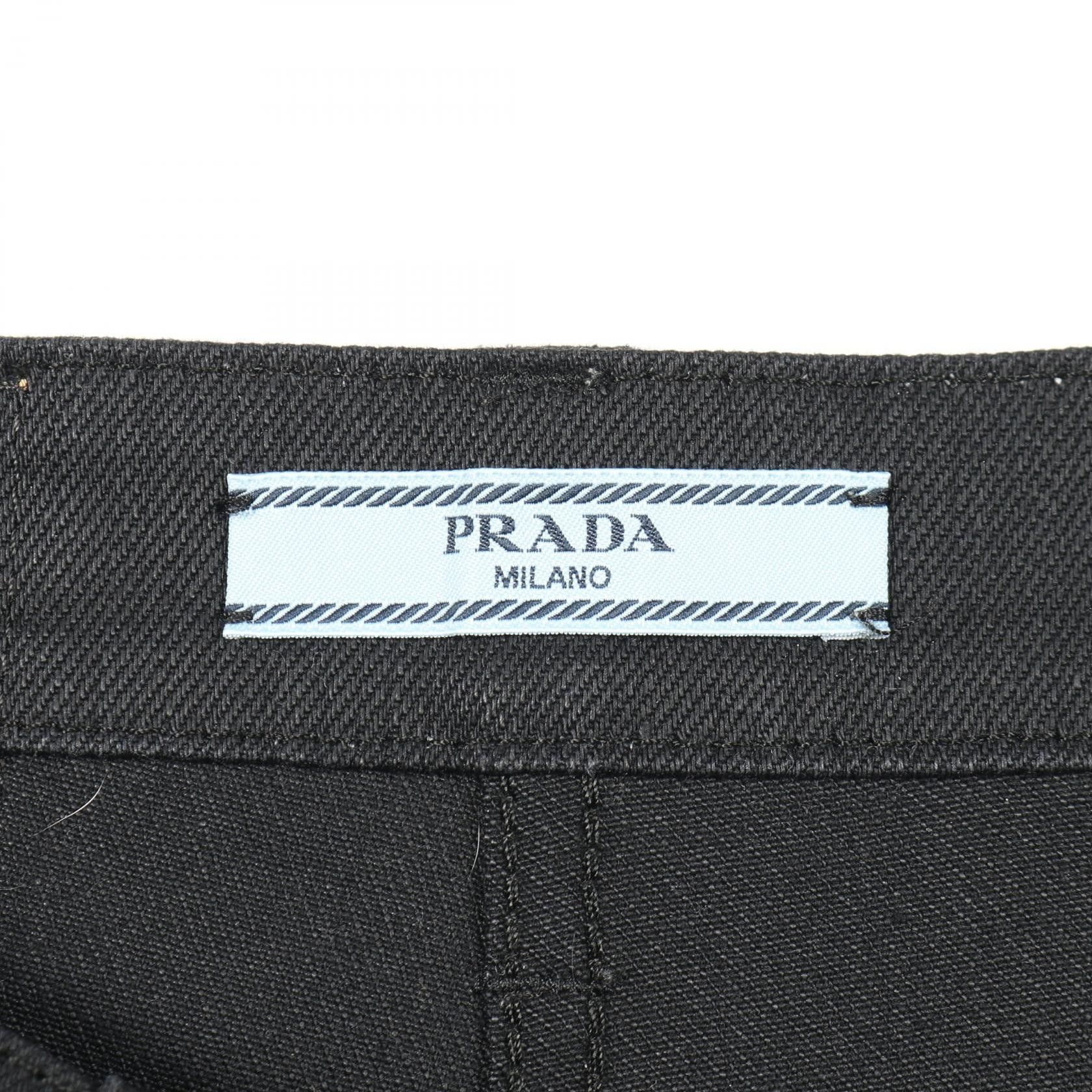 Prada Prada Prada Cotton Denim Pants Textile Bottoms DUTY FREE for USA Size ONE SIZE - 3 Thumbnail
