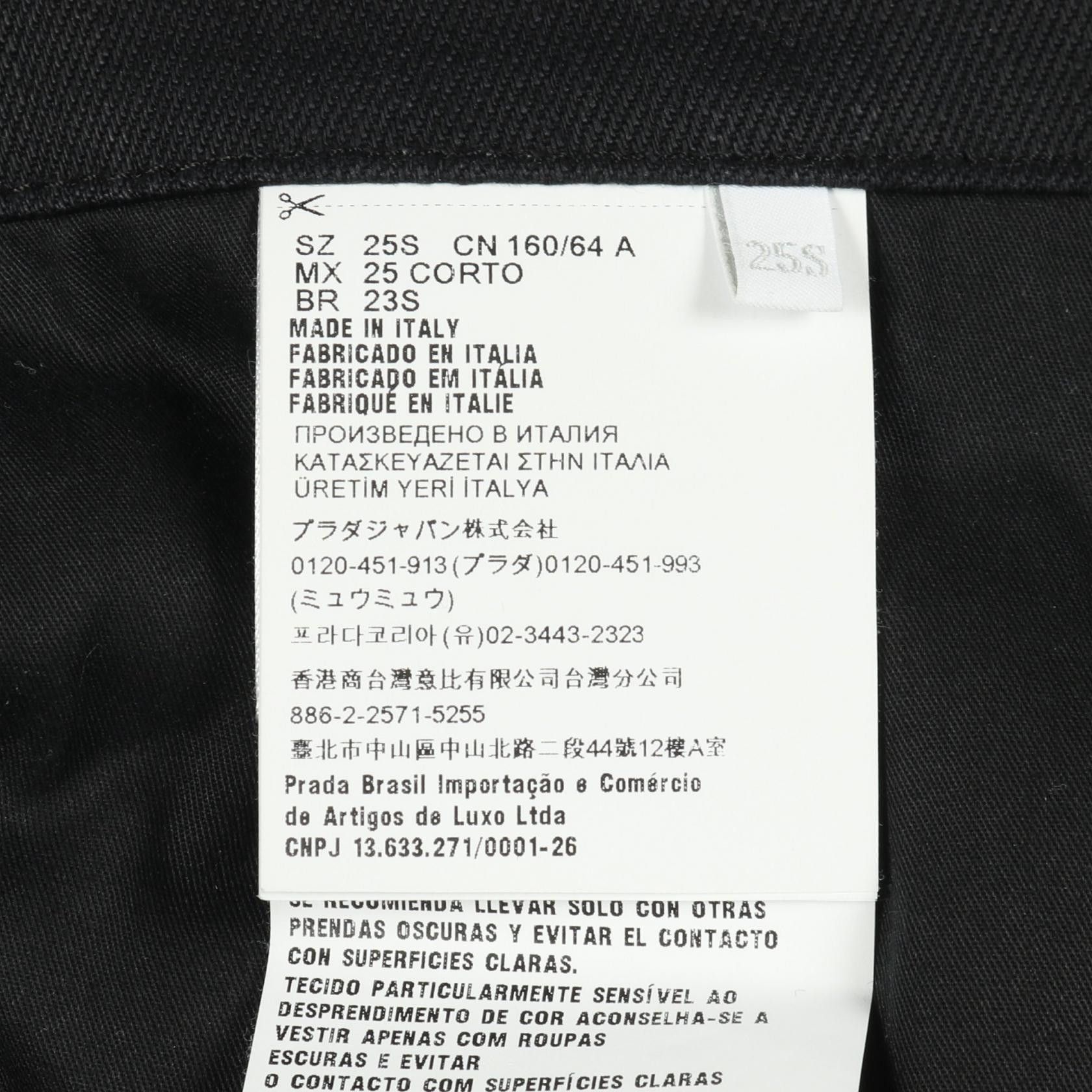 Prada Prada Prada Cotton Denim Pants Textile Bottoms DUTY FREE for USA Size ONE SIZE - 5 Thumbnail