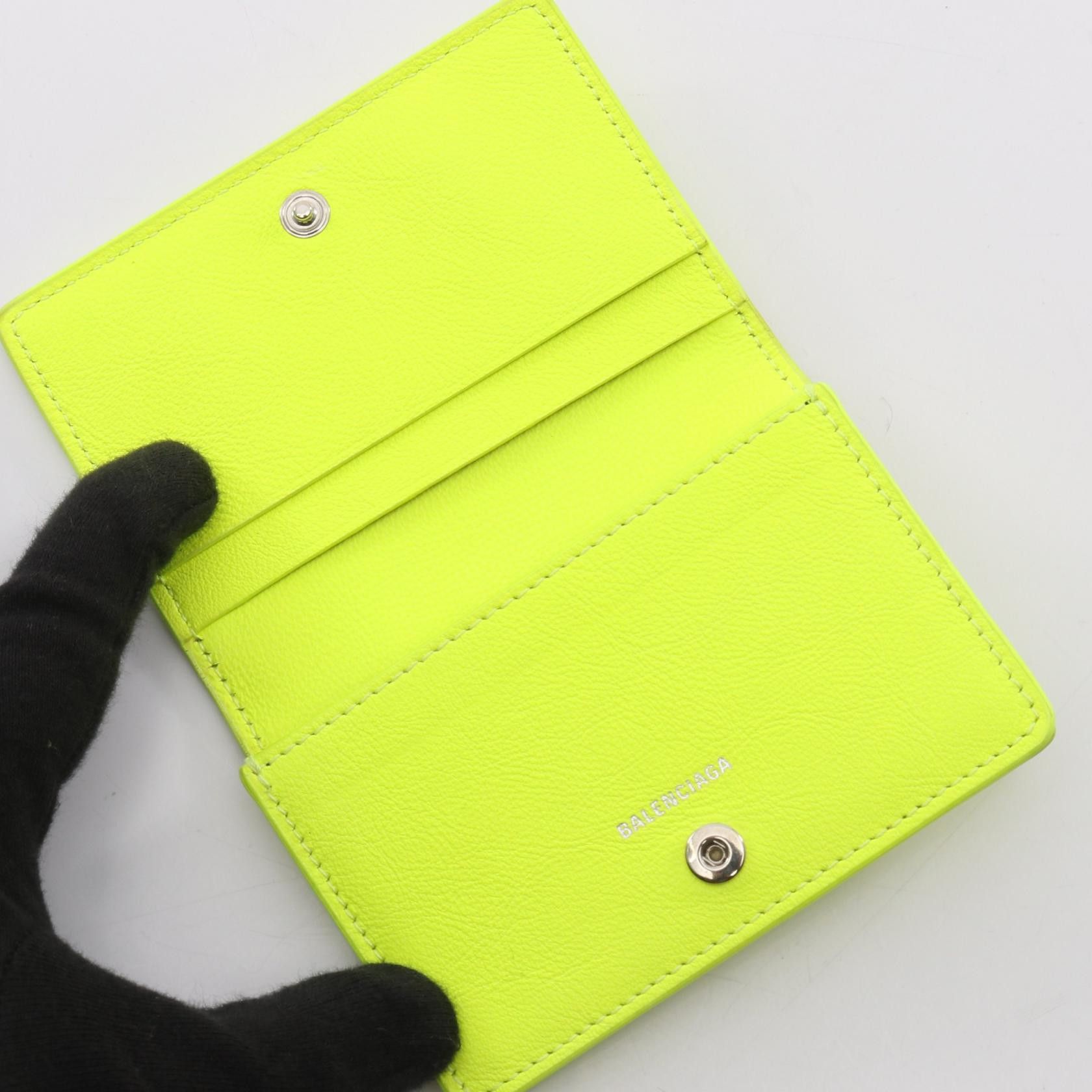 Balenciaga Balenciaga Balenciaga Papier Za Thin Card Leather Card Case Leather Card Case DUTY FREE for USA Size ONE SIZE - 3 Thumbnail