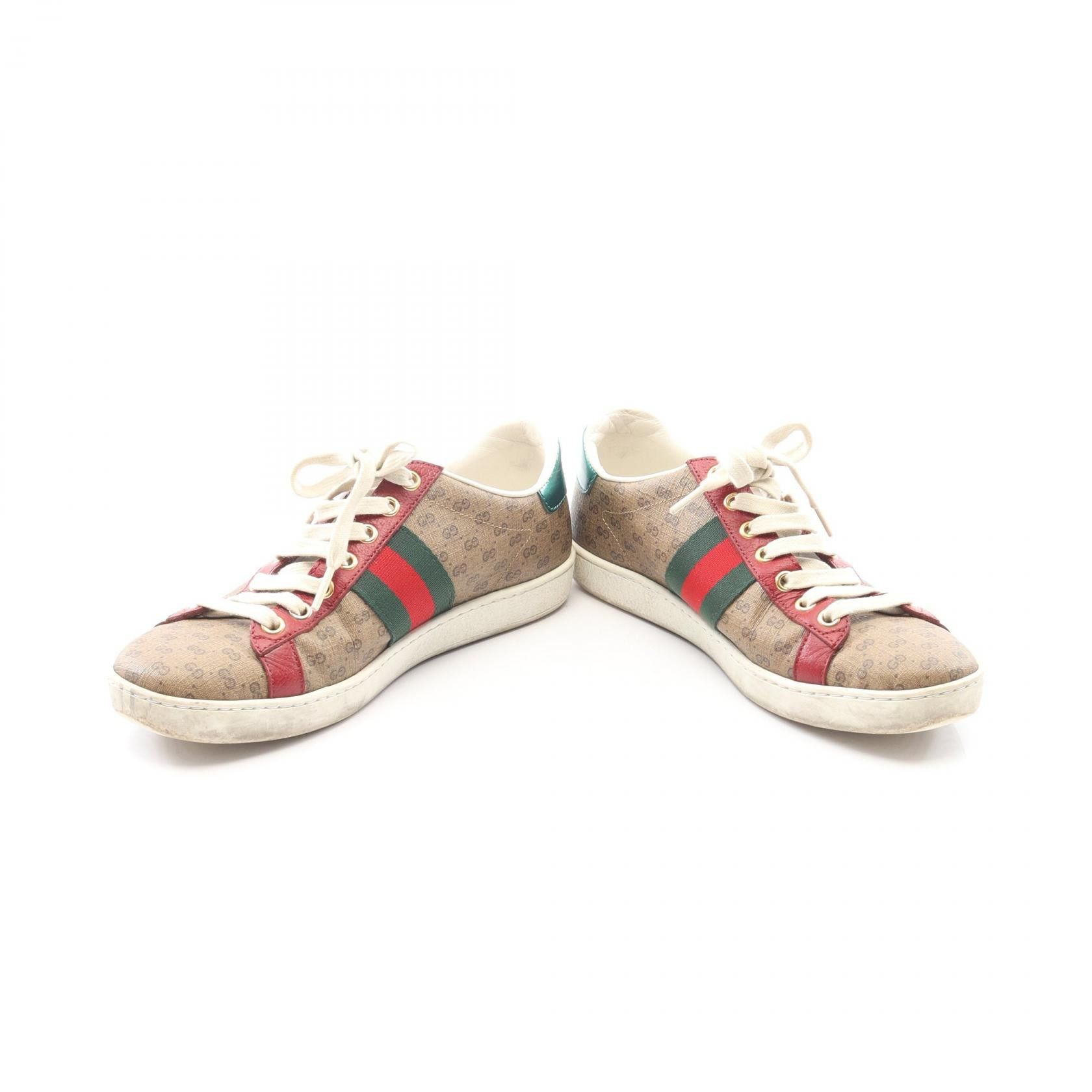Gucci Gucci Gucci Doraemon GG Supreme Coated Canvas Sneakers Plastic / Synthetic Shoes 655034 DUTY FREE for USA Size ONE SIZE - 3 Thumbnail