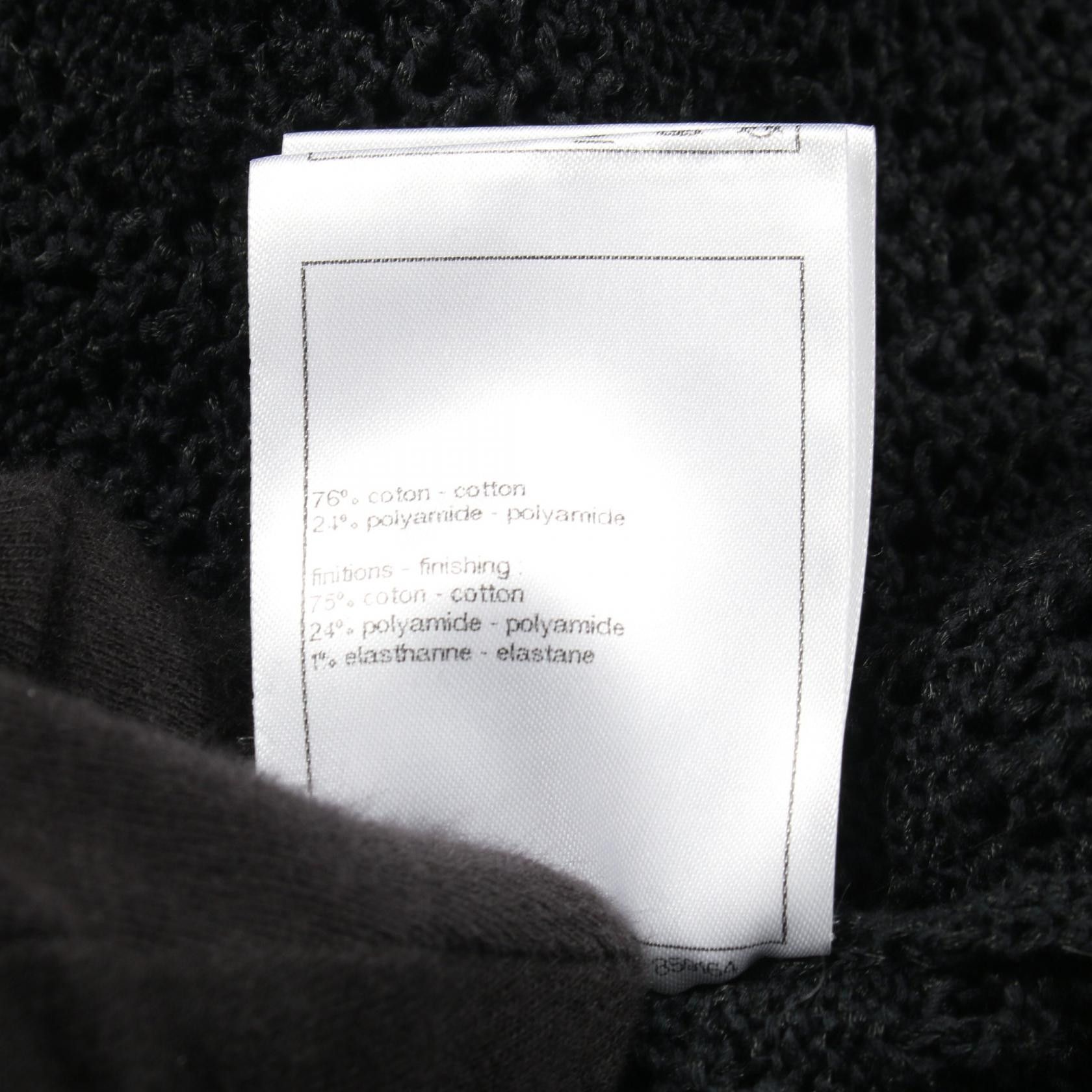 Chanel Chanel CHANEL Coco Mark Button Cotton Knit Top Textile Tops DUTY FREE for USA Size ONE SIZE - 4 Thumbnail