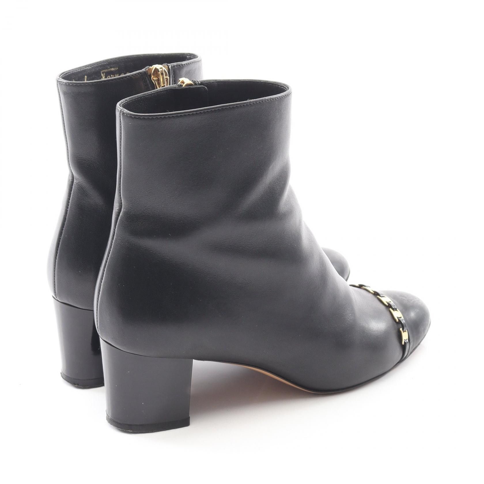 Salvatore Ferragamo Salvatore Ferragamo Salvatore Ferragamo Leather Boots Leather Shoes DUTY FREE for USA Size ONE SIZE - 2 Thumbnail