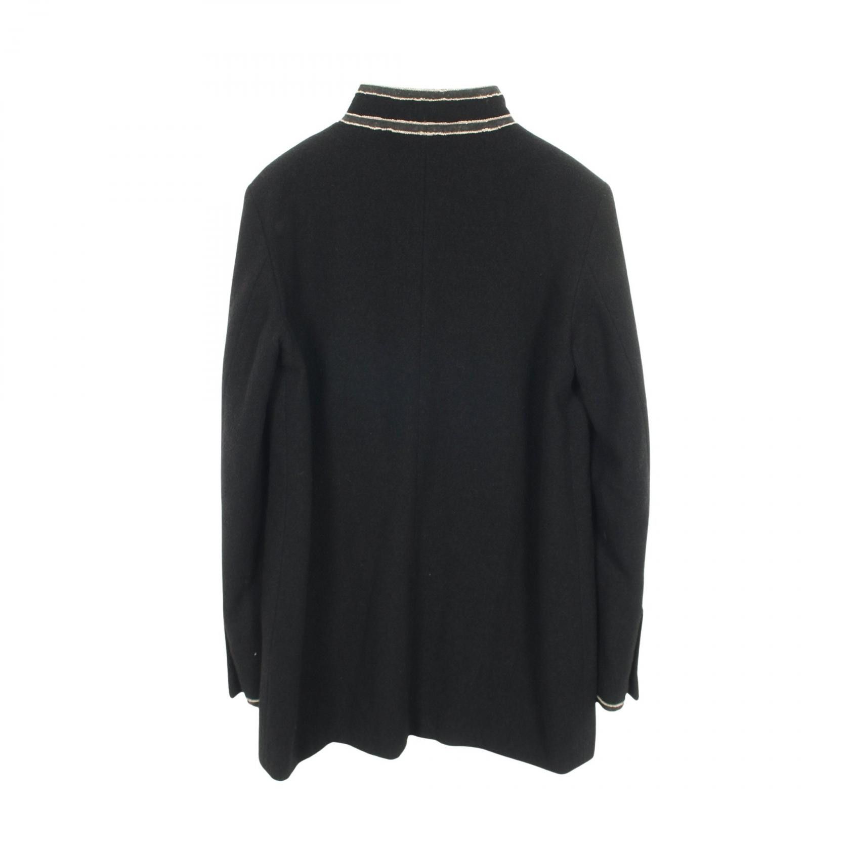 Chanel Chanel Chanel Coco Mark Wool Coat Textile Outerwear DUTY FREE for USA Size ONE SIZE - 2 Thumbnail