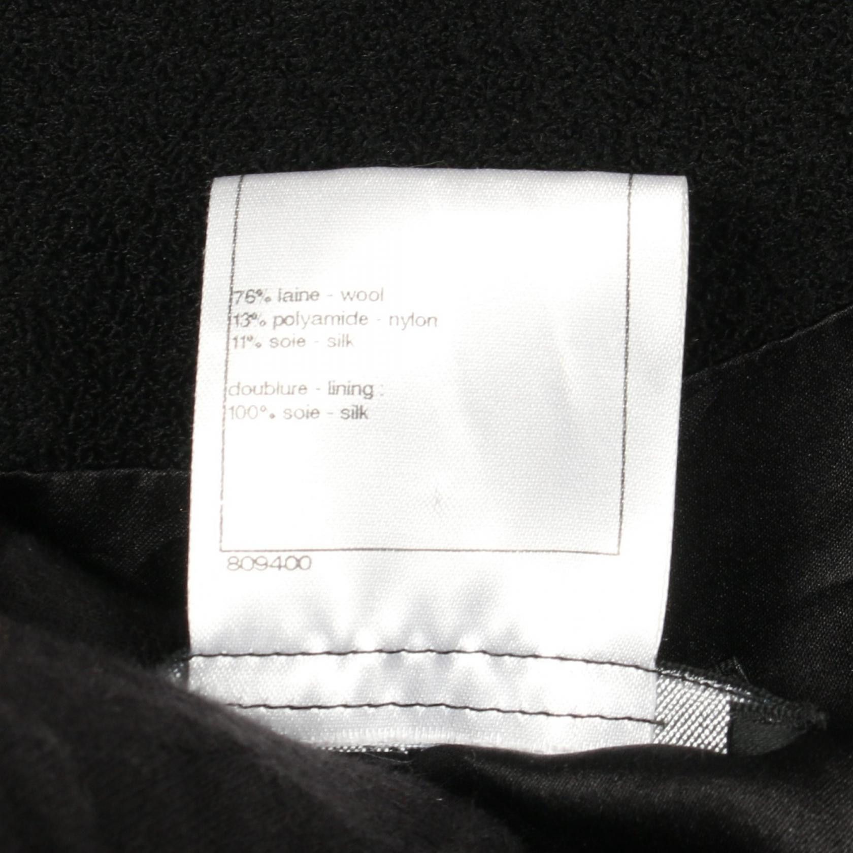 Chanel Chanel Chanel Coco Mark Wool Coat Textile Outerwear DUTY FREE for USA Size ONE SIZE - 4 Thumbnail
