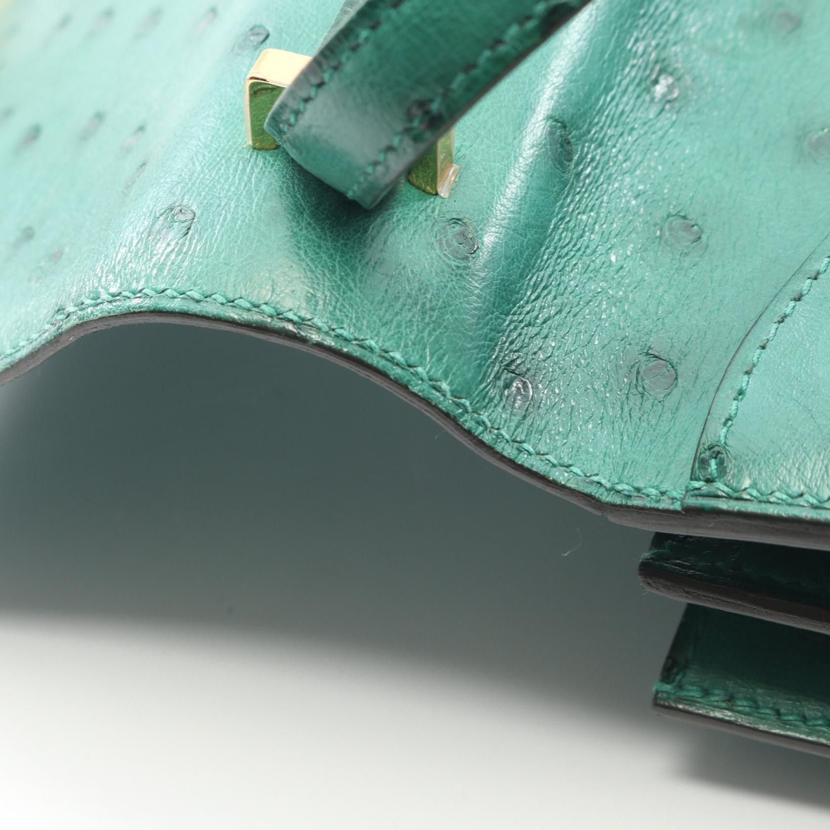 Hermes Hermes Hermes Constance3 Mini Ostrich Shoulder Bag Leather Shoulder Bag Stamp C (2018) DUTY FREE for USA Size ONE SIZE - 9 Thumbnail