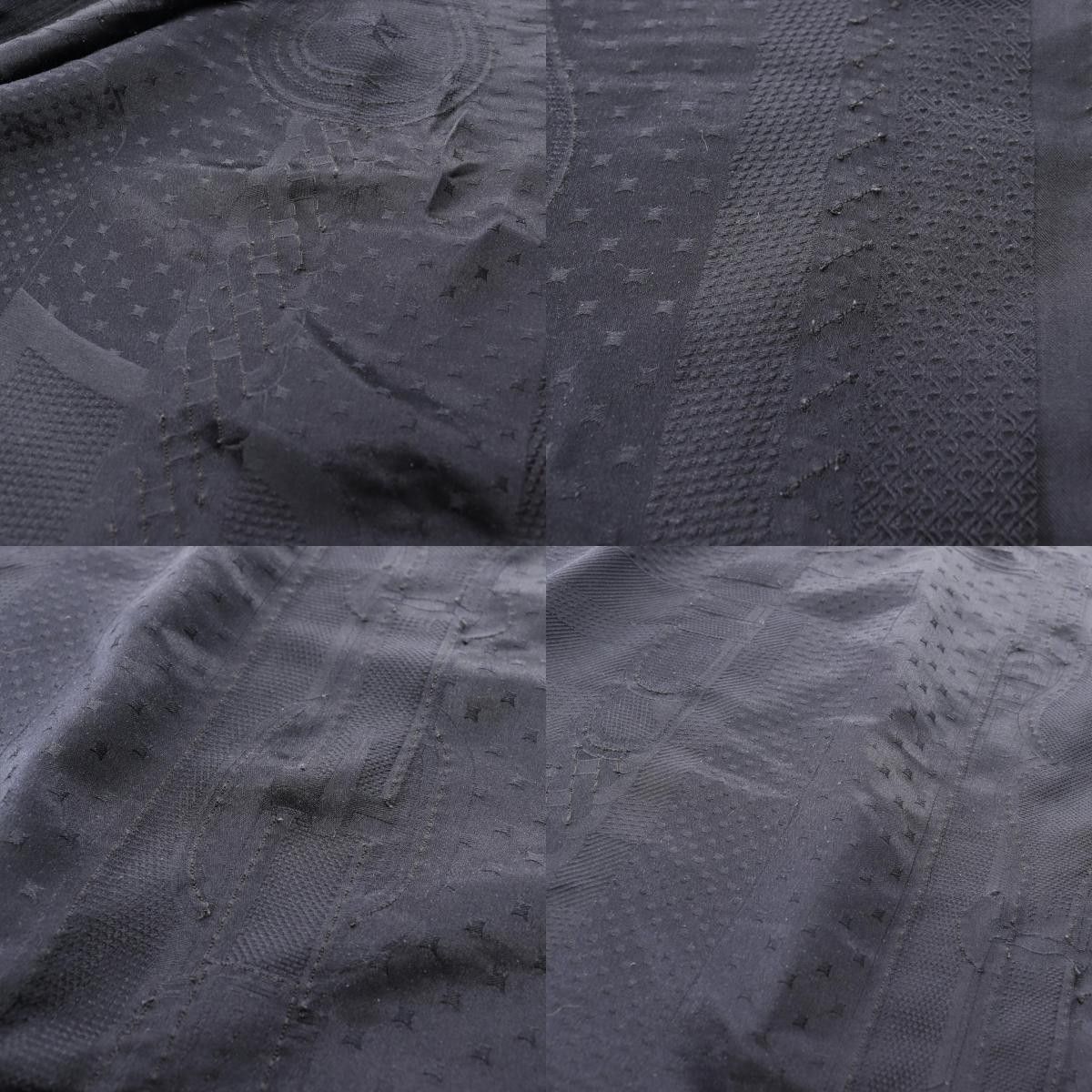 Hermes Hermes Hermes Coaching Perles Bleu Noir Silk Stole Textile Shawl DUTY FREE for USA Size ONE SIZE - 9 Thumbnail