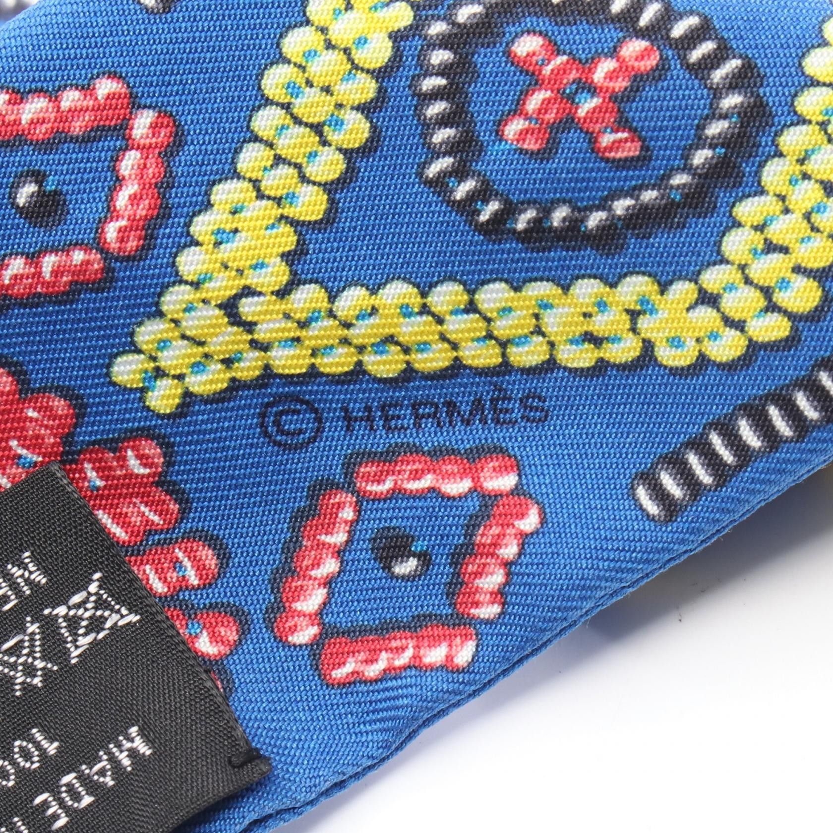 Hermes Hermes Hermes Twilly KELLY EN PERLES Silk Scarf Textile Scarf DUTY FREE for USA Size ONE SIZE - 4 Thumbnail
