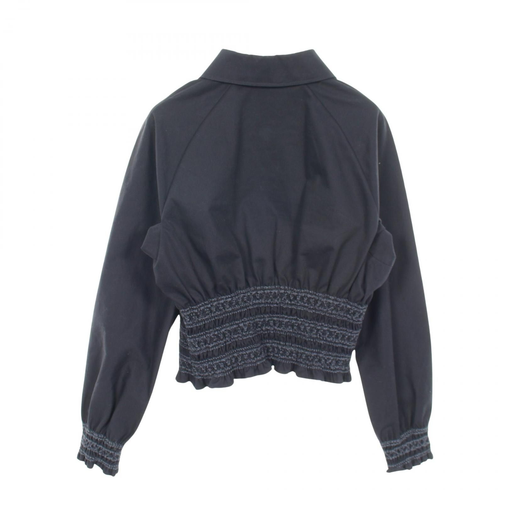 Hermes Hermes Hermes Smocking Cotton Jacket Textile Outerwear DUTY FREE for USA Size ONE SIZE - 2 Thumbnail