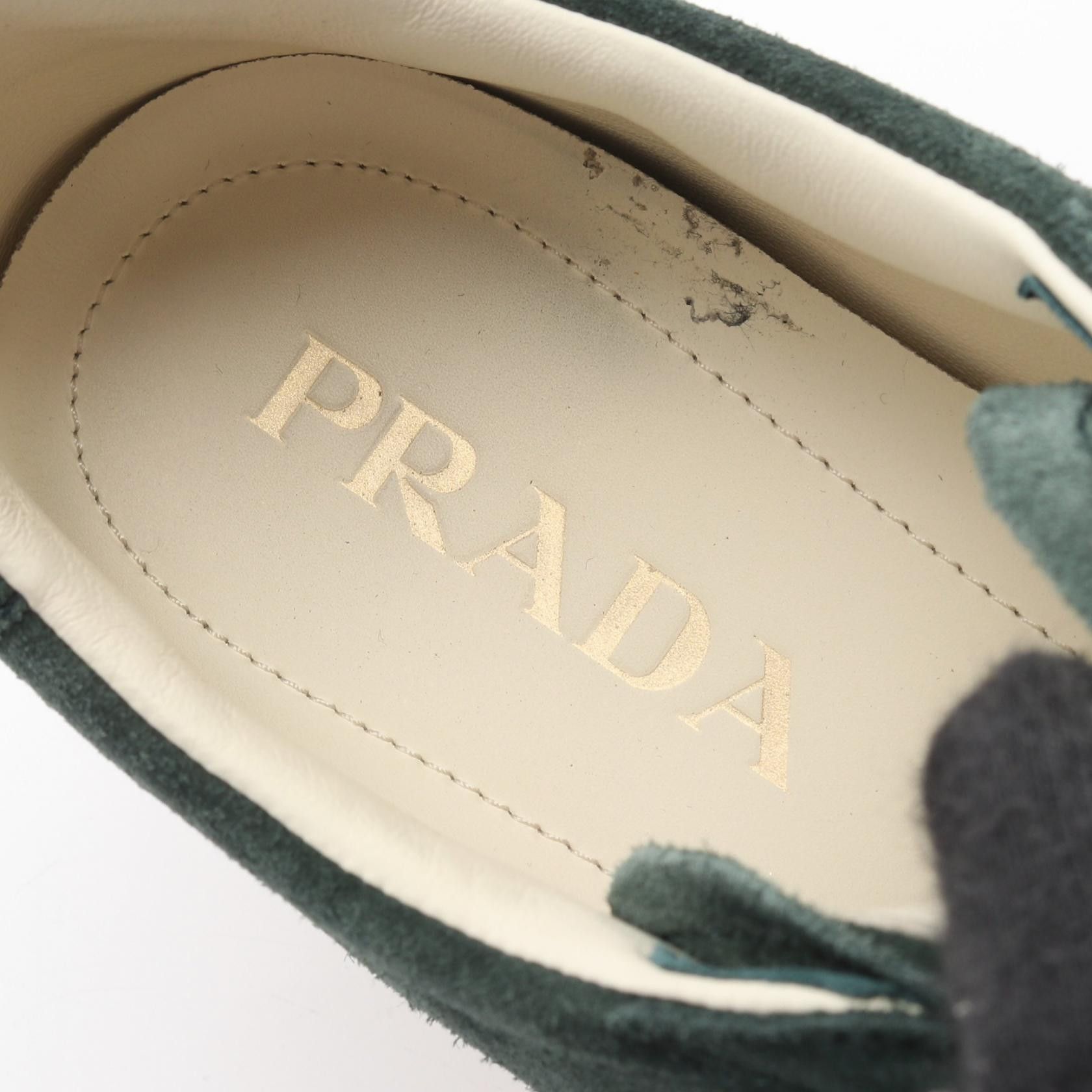 Prada Prada Prada Triangle Logo Suede Sneakers Leather Shoes DUTY FREE for USA Size ONE SIZE - 5 Thumbnail