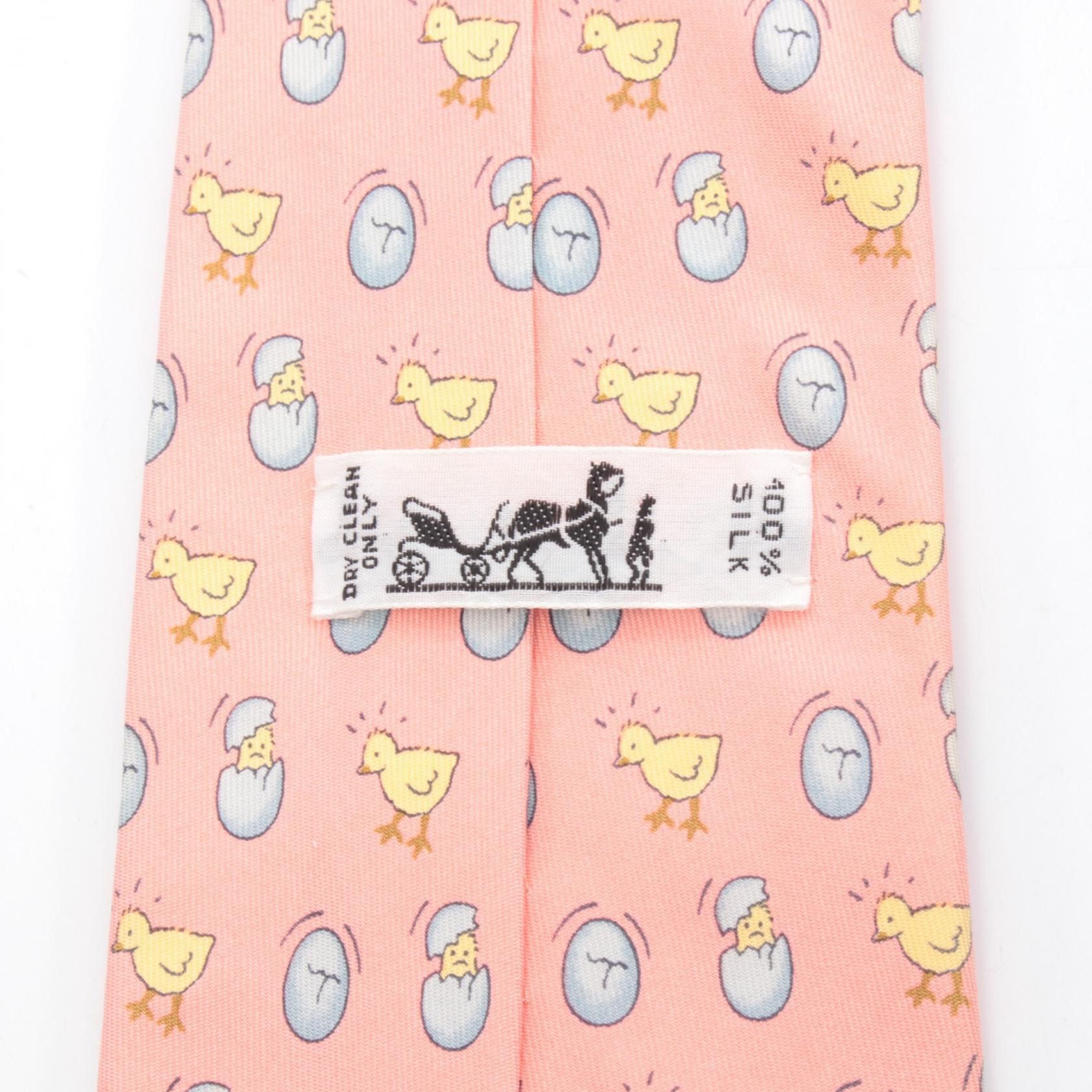 Hermes Hermes Hermes Silk Tie Textile Necktie DUTY FREE for USA Size ONE SIZE - 5 Thumbnail