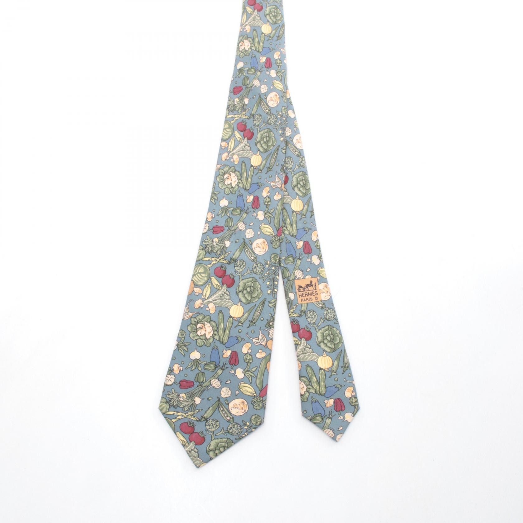 Hermes Hermes Hermes Silk Tie Textile Necktie DUTY FREE for USA Size ONE SIZE - 2 Thumbnail