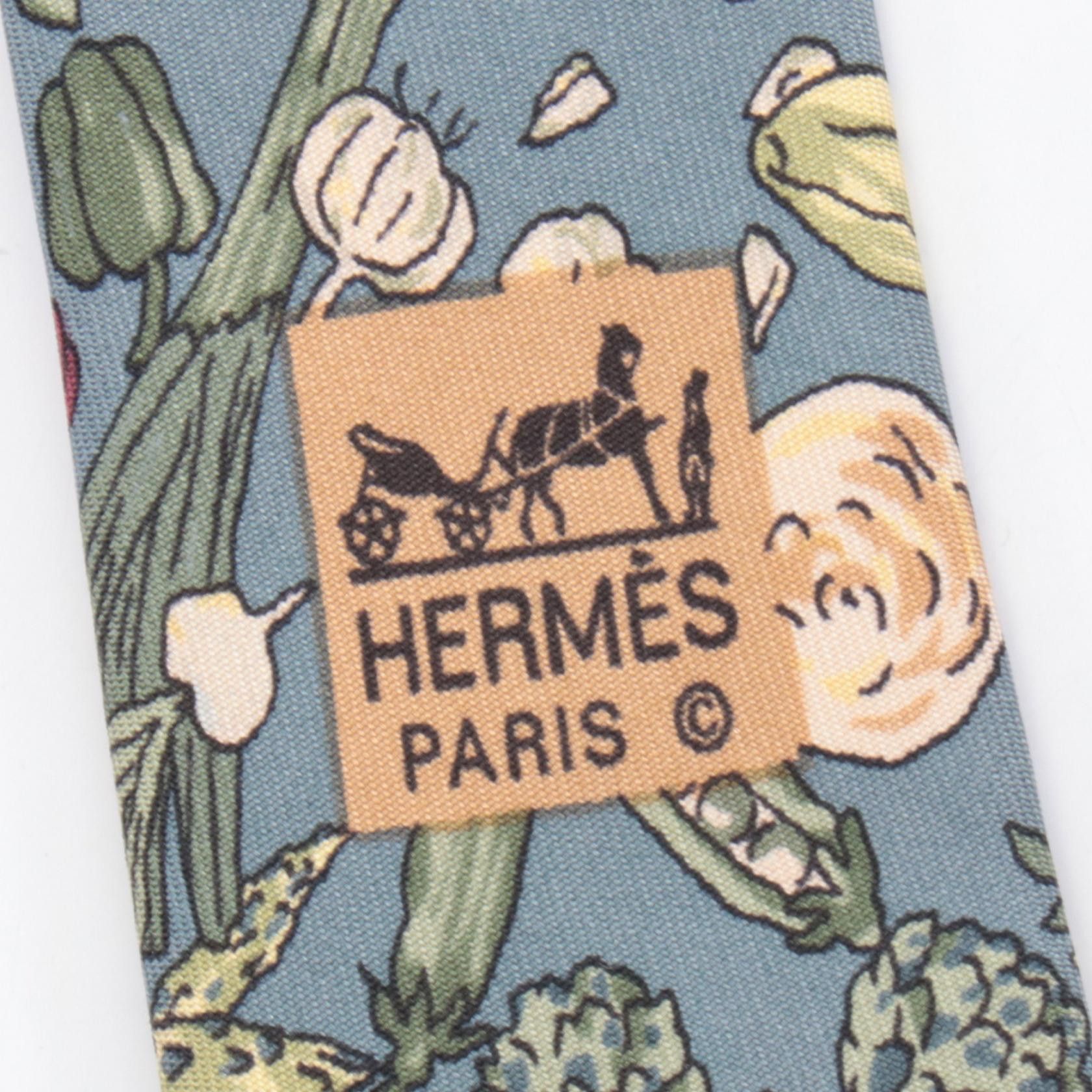 Hermes Hermes Hermes Silk Tie Textile Necktie DUTY FREE for USA Size ONE SIZE - 4 Thumbnail