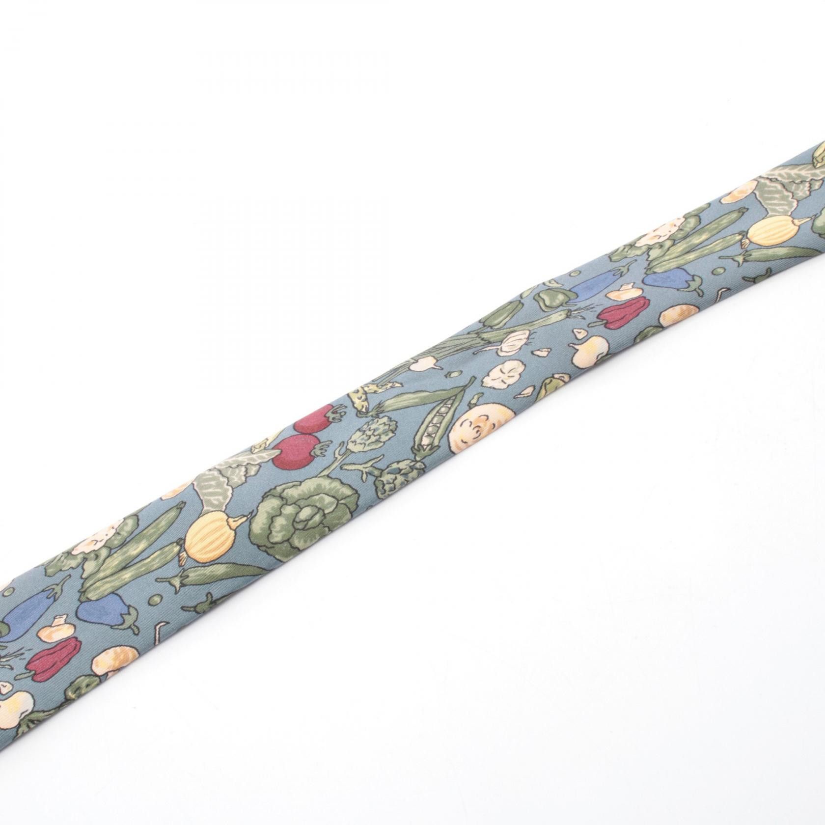Hermes Hermes Hermes Silk Tie Textile Necktie DUTY FREE for USA Size ONE SIZE - 8 Thumbnail
