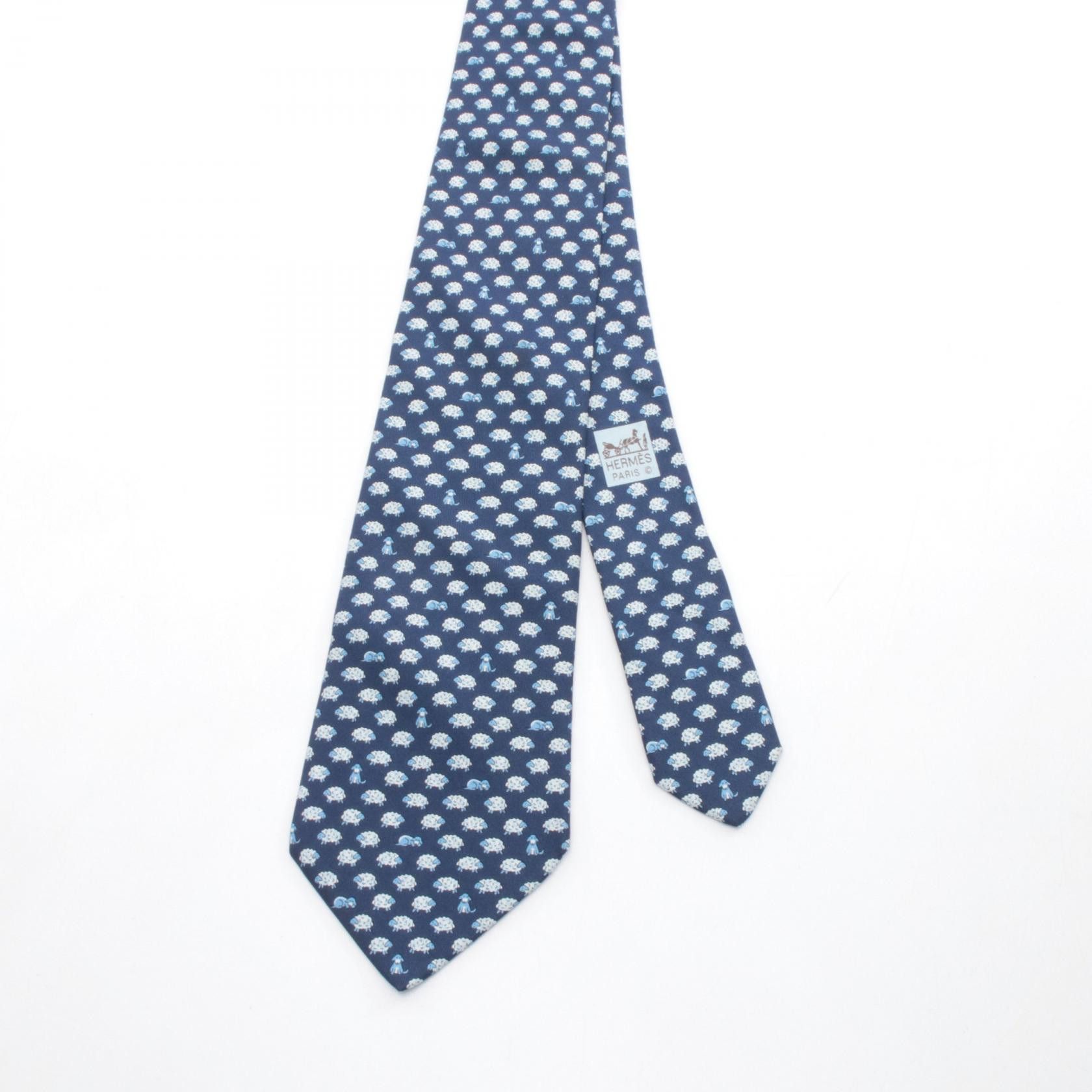 Hermes Hermes Hermes Silk Tie Textile Necktie DUTY FREE for USA Size ONE SIZE - 2 Thumbnail