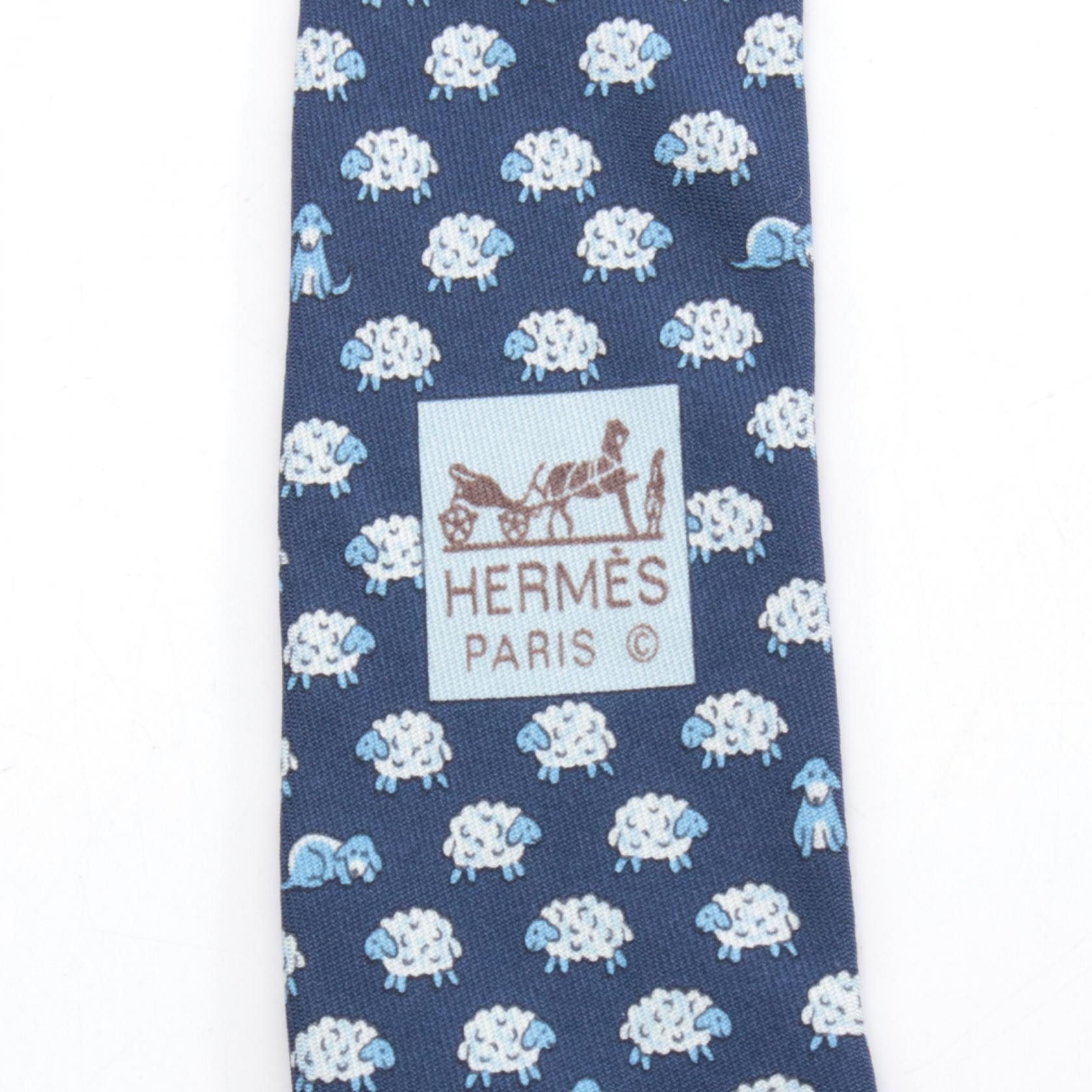 Hermes Hermes Hermes Silk Tie Textile Necktie DUTY FREE for USA Size ONE SIZE - 4 Thumbnail