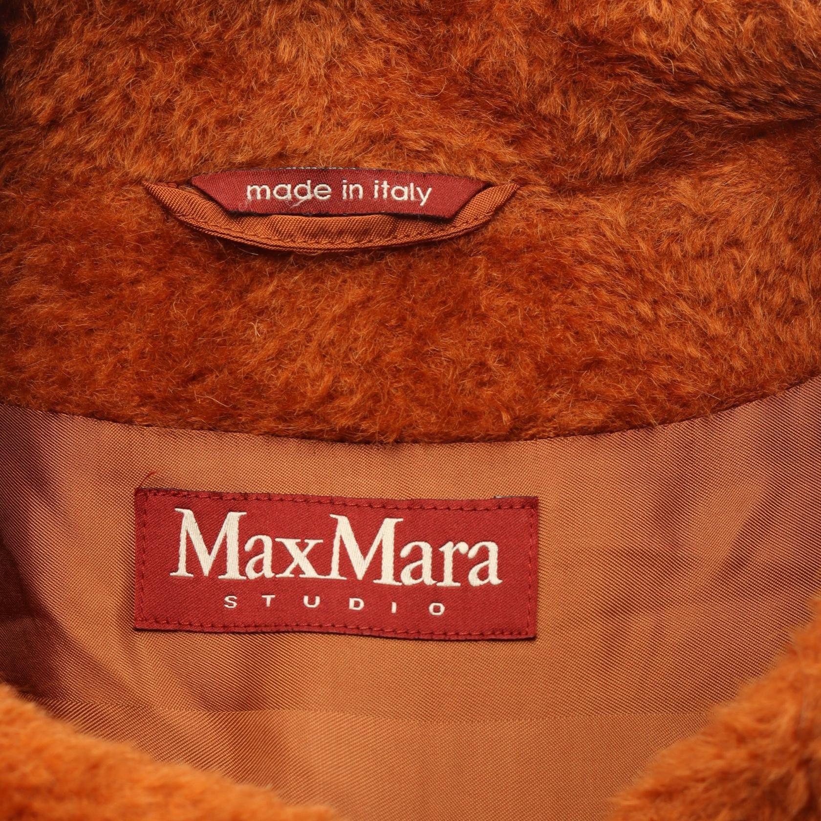 Max Mara Max Mara Max Mara Studio Wool Alpaca Coat Textile Outerwear 60861263 DUTY FREE for USA Size ONE SIZE - 3 Thumbnail