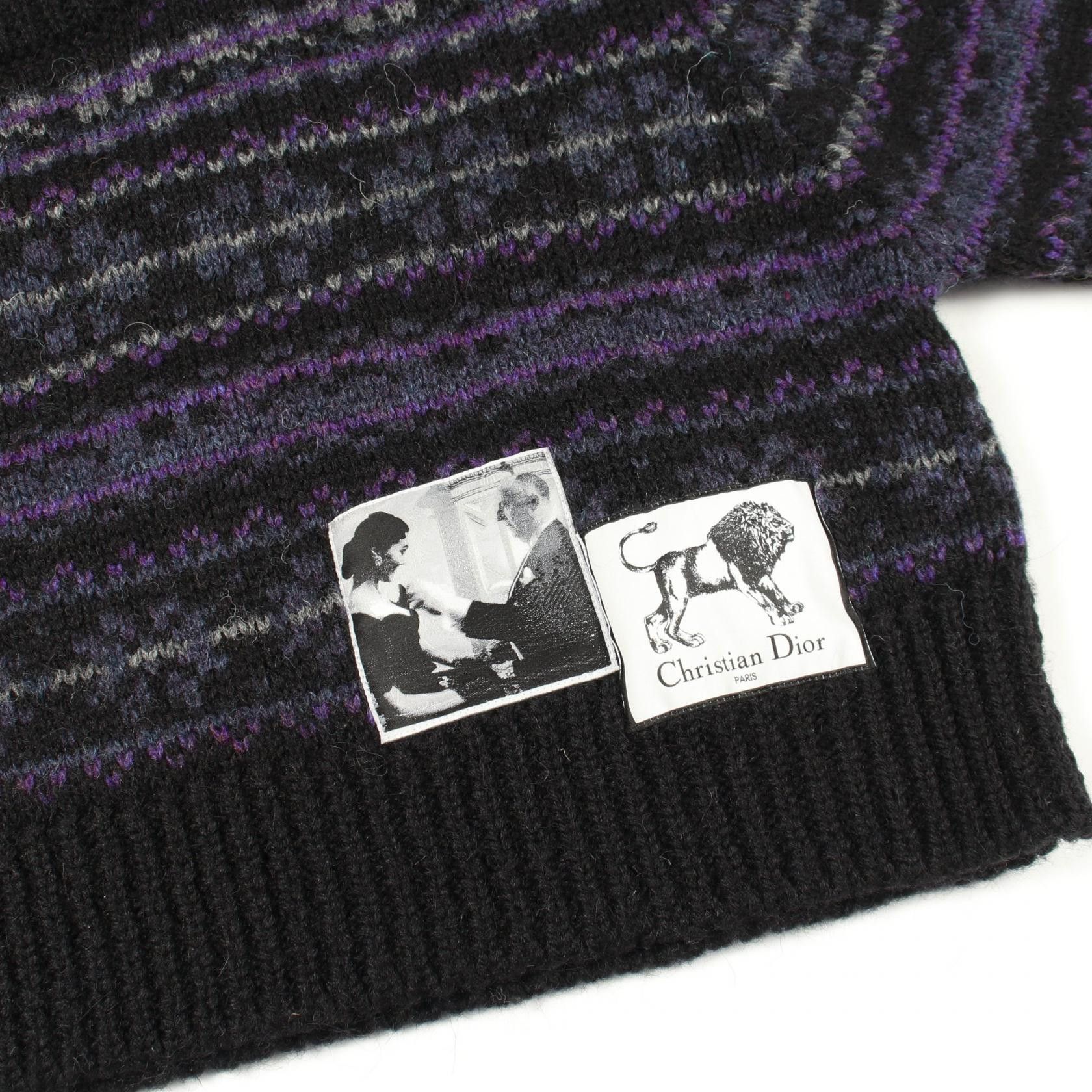Dior Dior Dior Wool Knit Top Textile Tops DUTY FREE for USA Size ONE SIZE - 5 Thumbnail