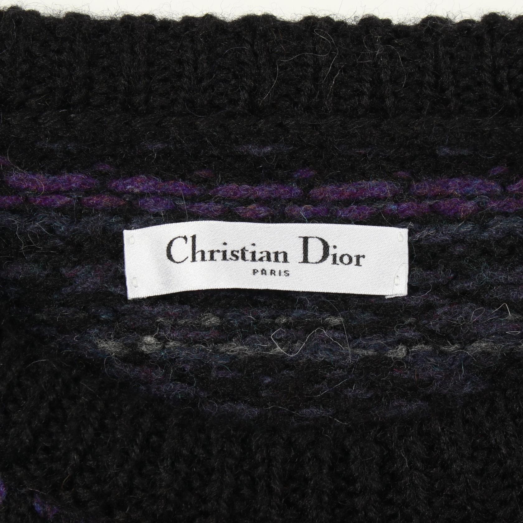 Dior Dior Dior Wool Knit Top Textile Tops DUTY FREE for USA Size ONE SIZE - 3 Thumbnail