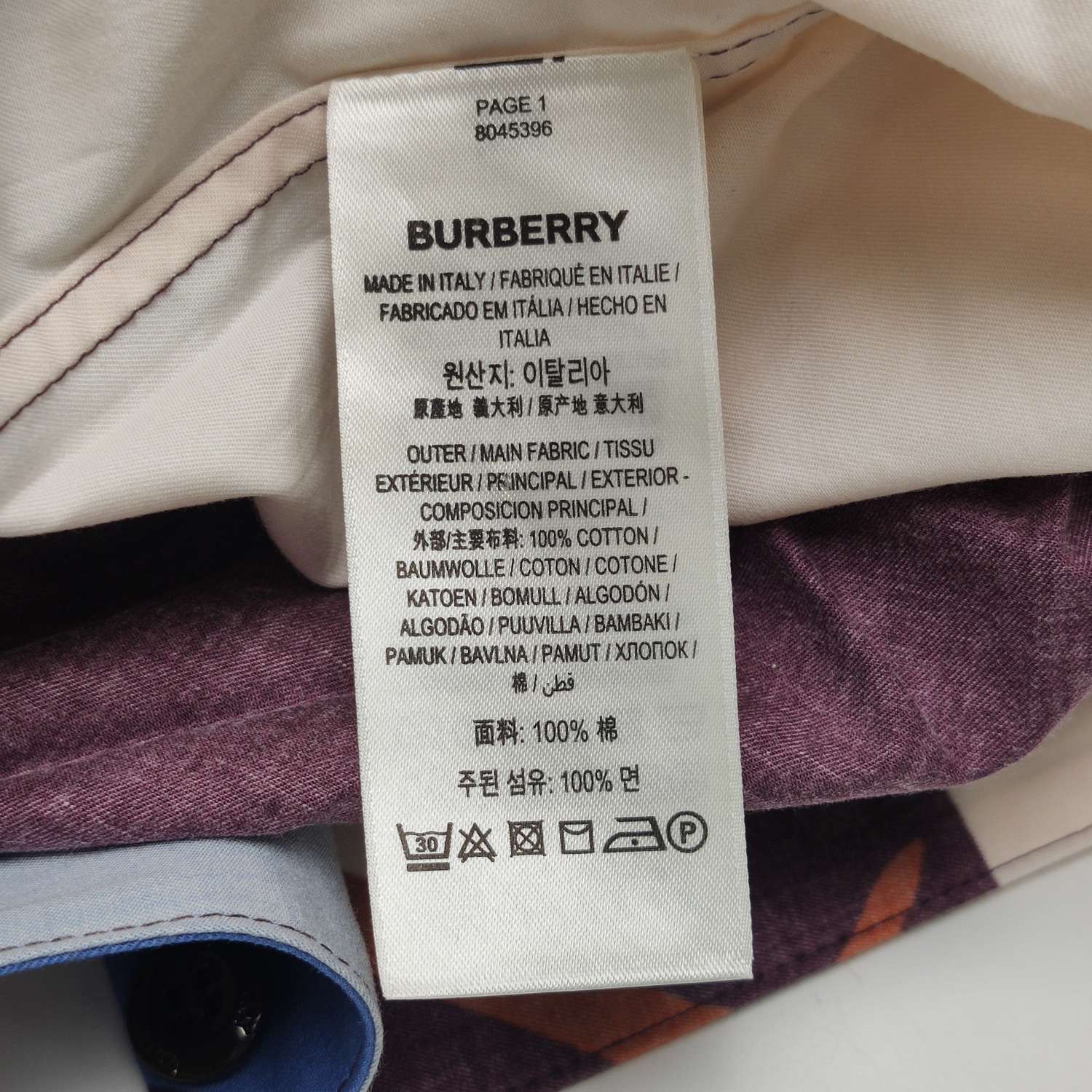 Burberry Burberry Men l Button Ups Size US L / EU 52-54 / 3 - 8 Thumbnail