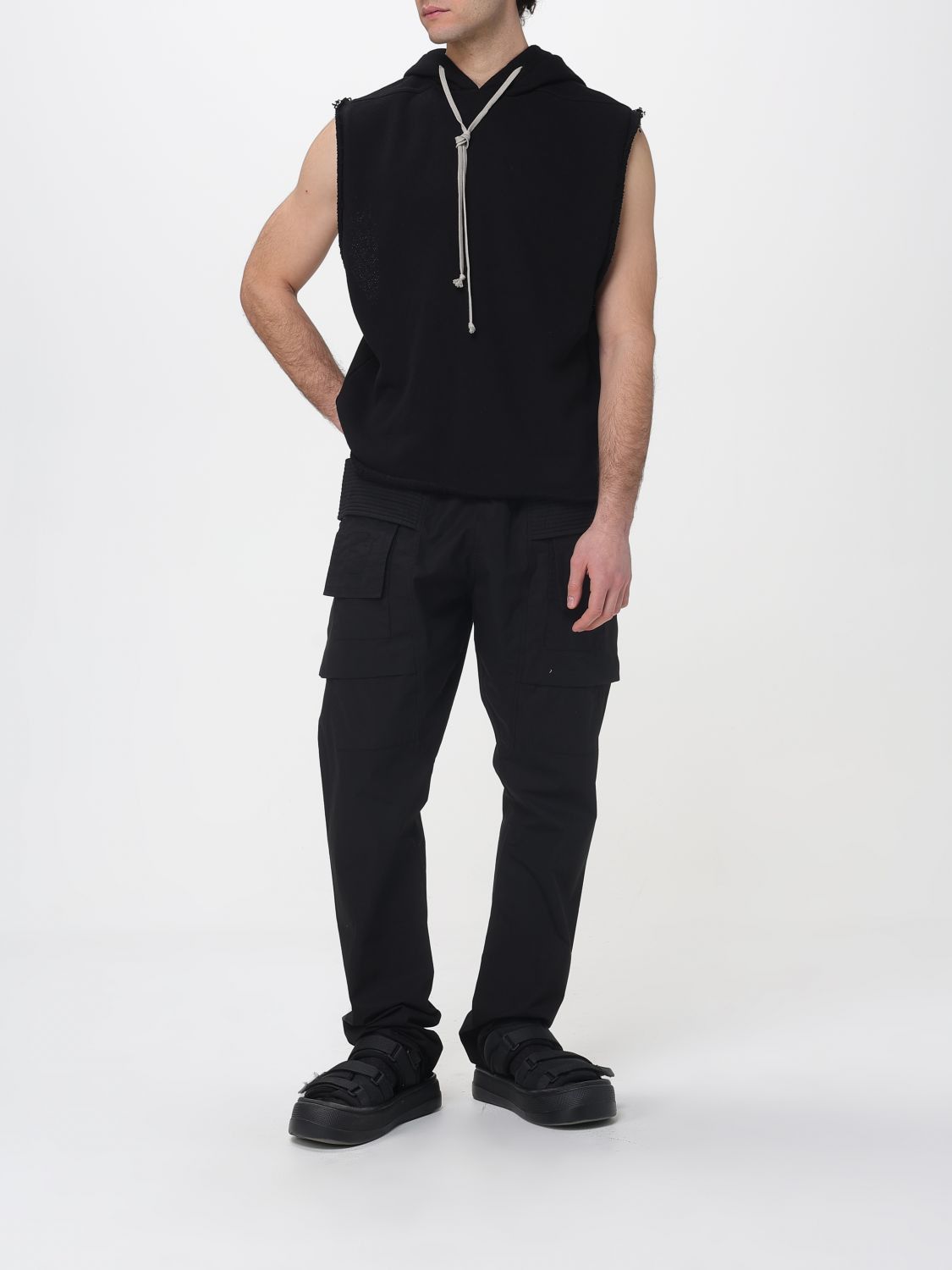 Rick Owens Rick Owens Sweatshirt Men Black Size US M / EU 48-50 / 2 - 2 Thumbnail