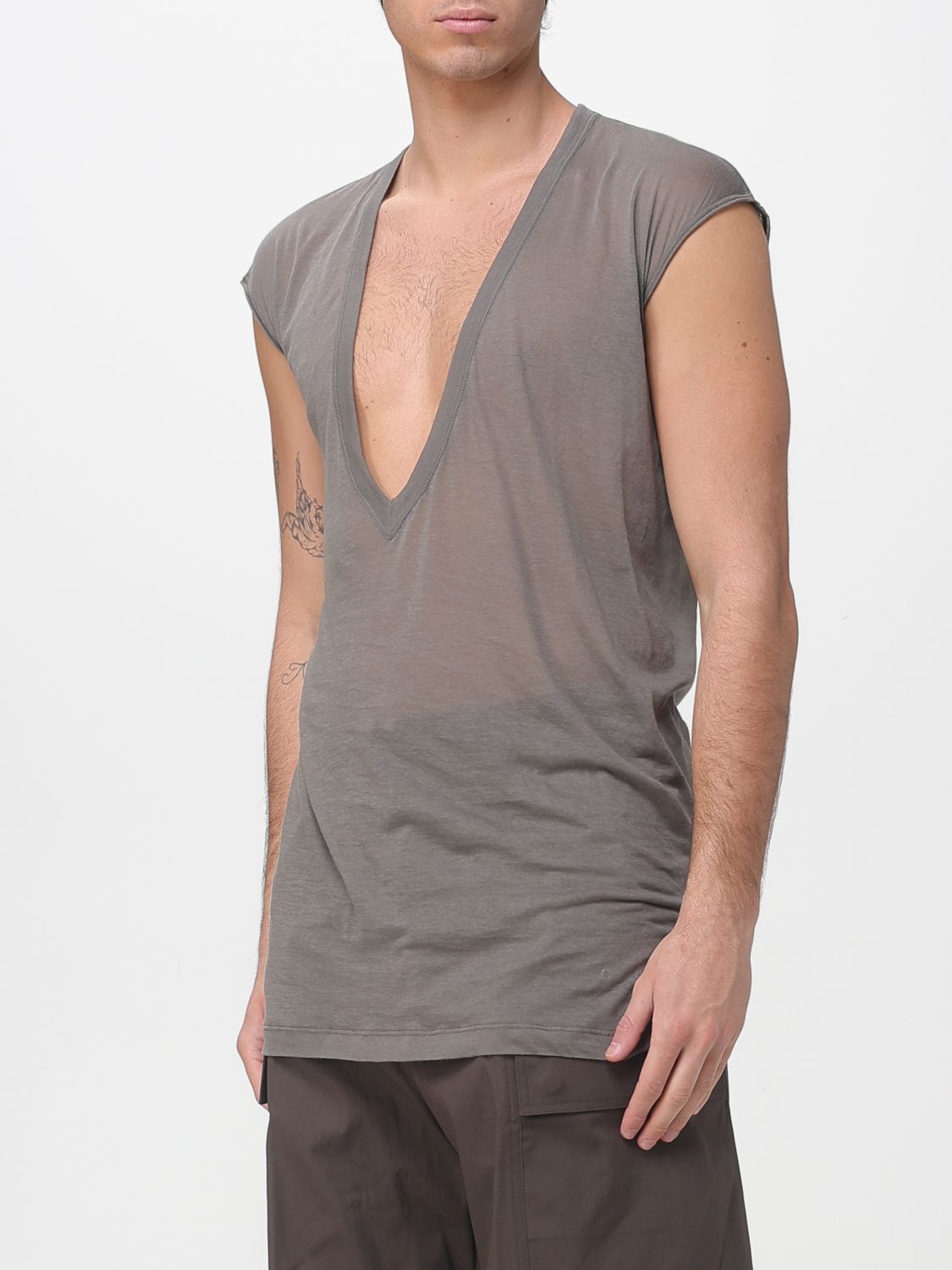 Rick Owens Rick Owens T-Shirt Men Grey Size US M / EU 48-50 / 2 - 4 Thumbnail