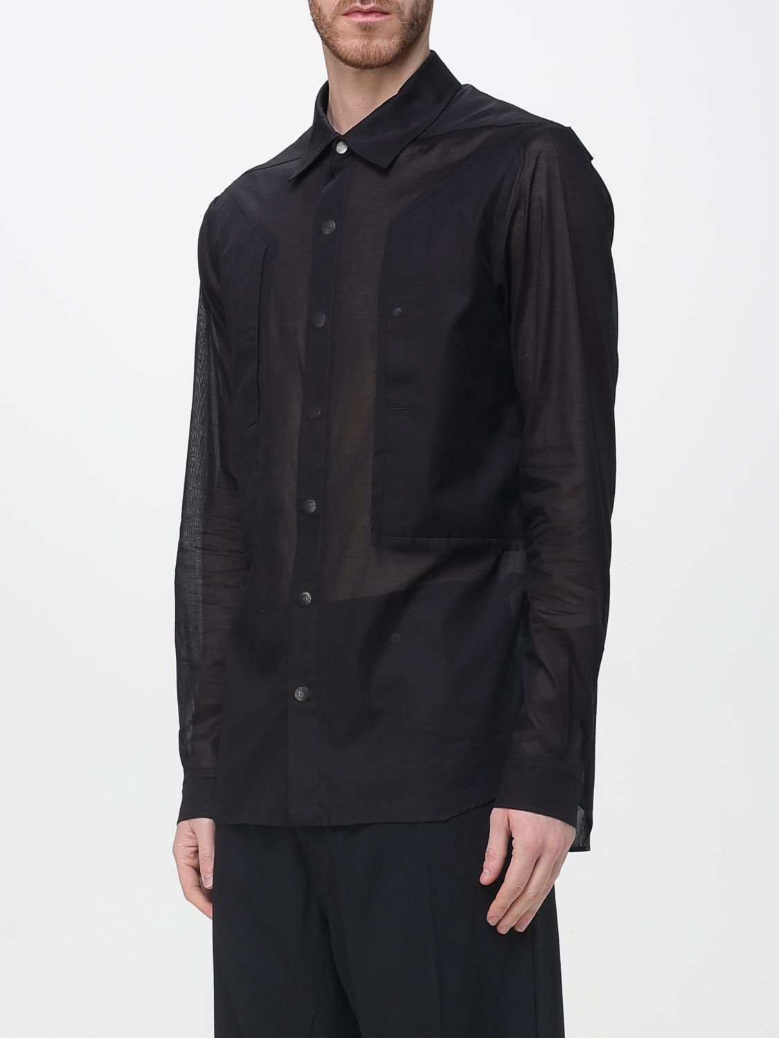 Rick Owens Rick Owens Shirt Men Black Size US M / EU 48-50 / 2 - 4 Thumbnail