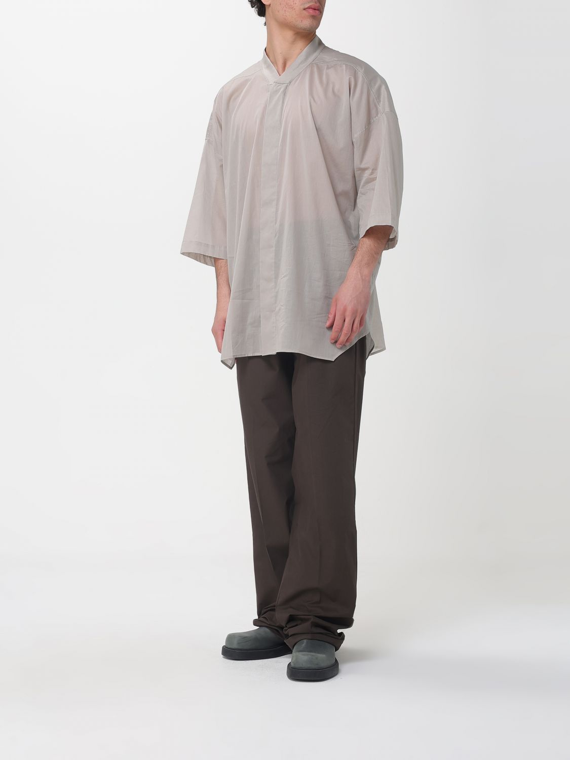 Rick Owens Rick Owens Shirt Men Grey Size US S / EU 44-46 / 1 - 2 Thumbnail