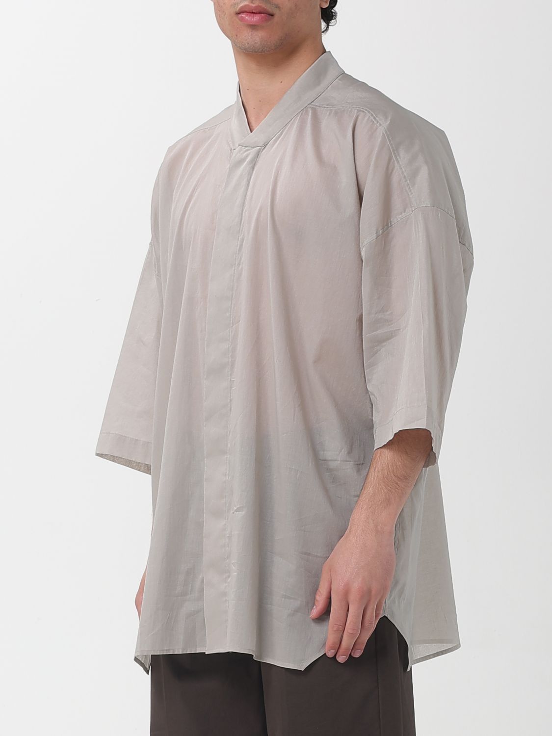 Rick Owens Rick Owens Shirt Men Grey Size US S / EU 44-46 / 1 - 4 Thumbnail