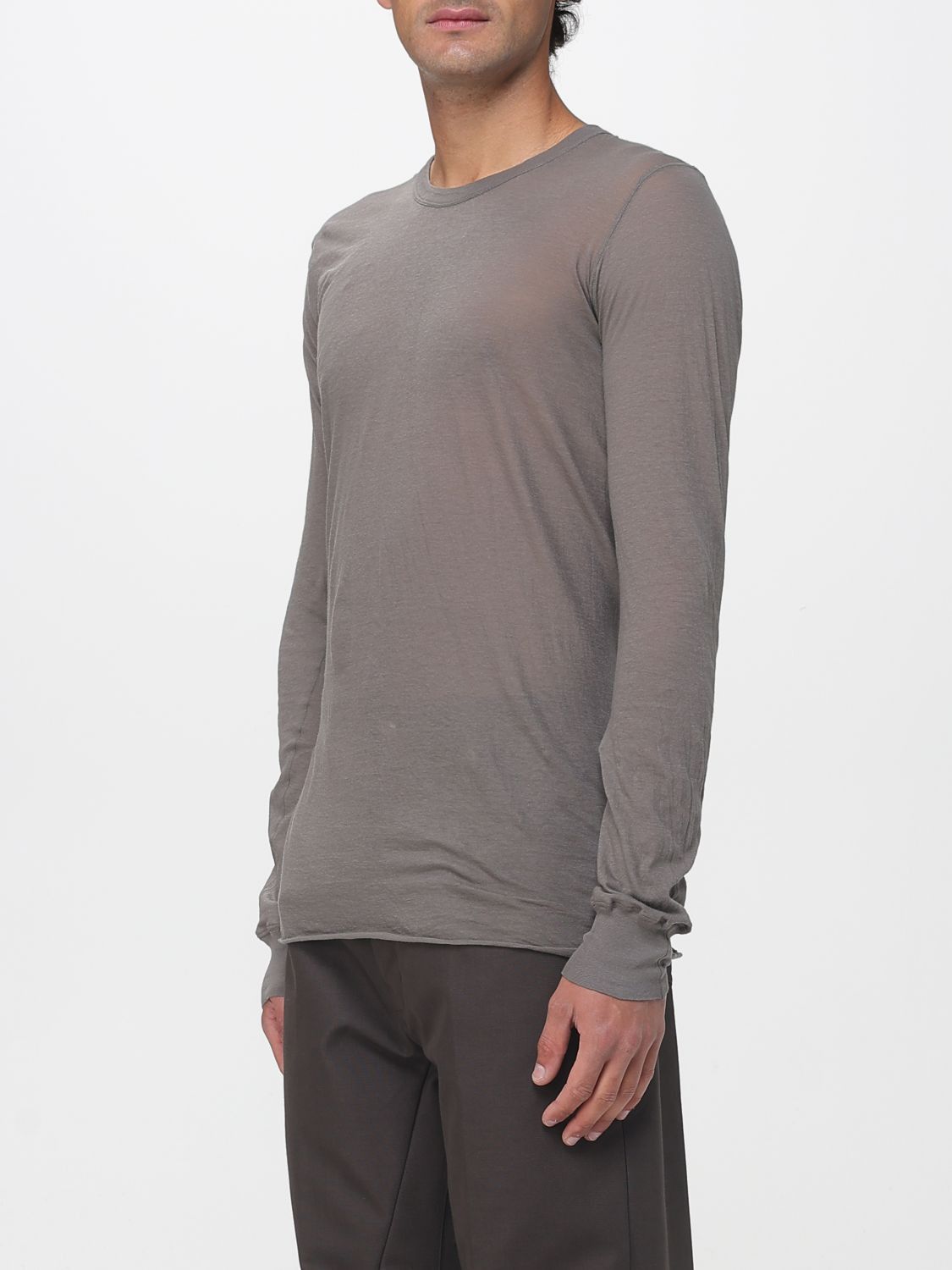 Rick Owens Rick Owens T-Shirt Men Grey Size US XL / EU 56 / 4 - 4 Thumbnail