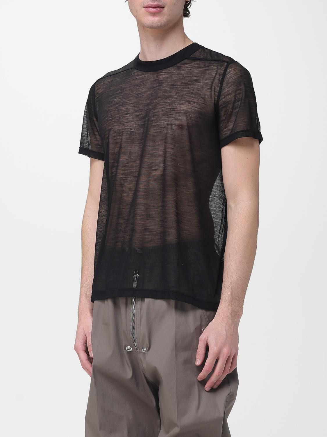 Rick Owens Rick Owens T-Shirt Men Black Size US XL / EU 56 / 4 - 4 Thumbnail