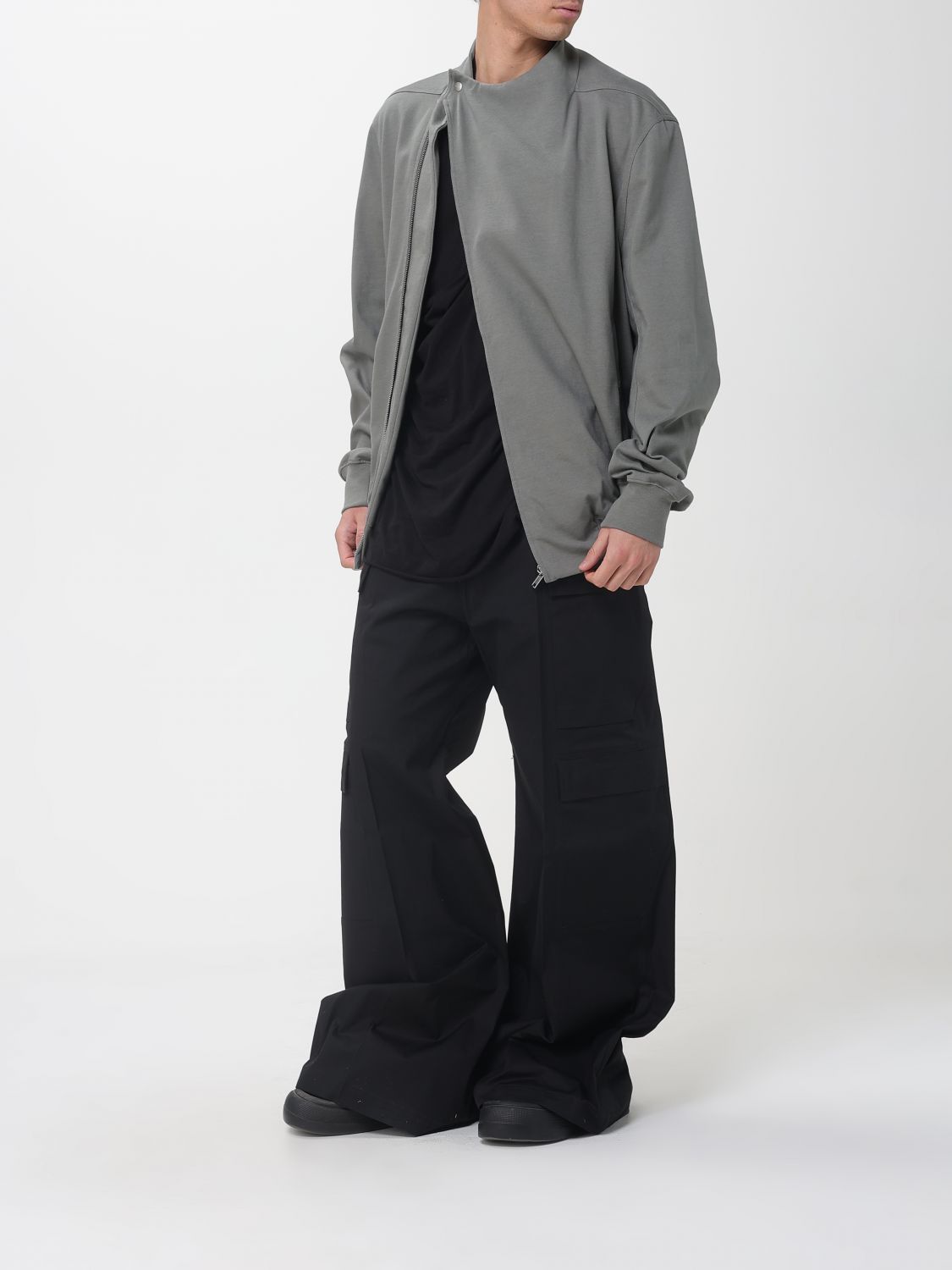 Rick Owens Rick Owens Sweatshirt Men Grey Size US M / EU 48-50 / 2 - 2 Thumbnail