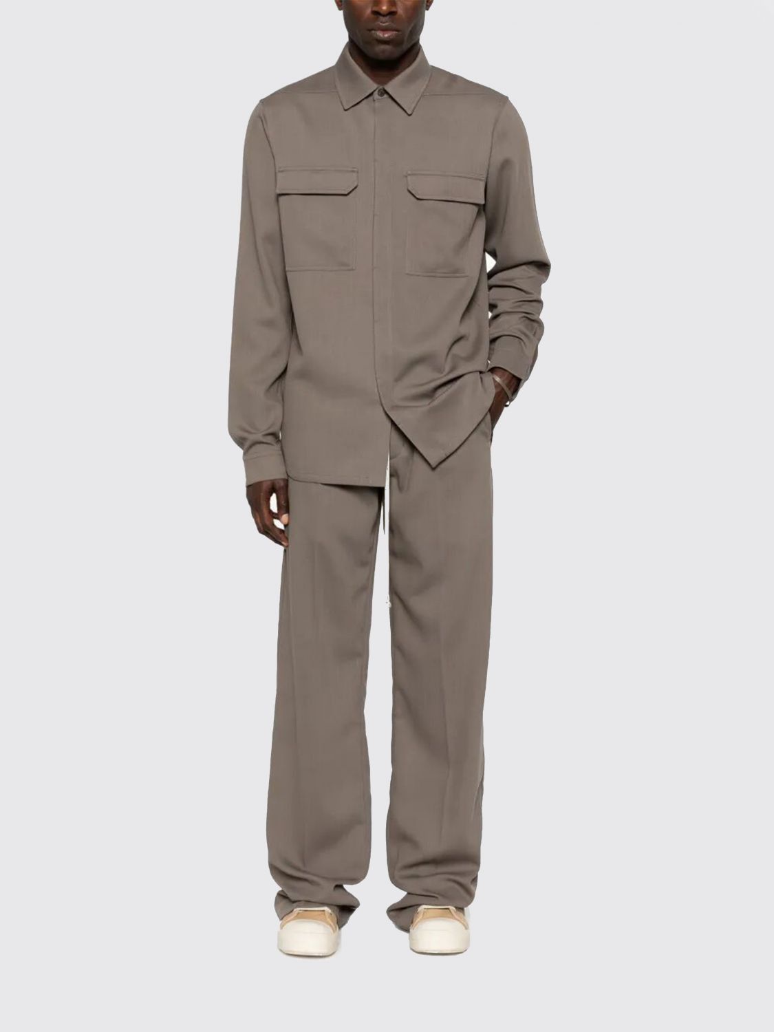 Rick Owens Rick Owens Shirt Men Grey Size US S / EU 44-46 / 1 - 2 Thumbnail