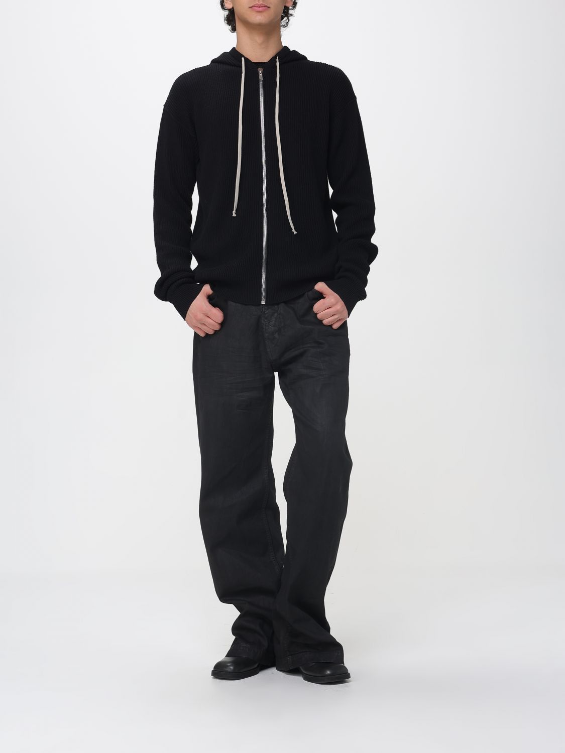 Rick Owens Rick Owens Sweater Men Black Size US XL / EU 56 / 4 - 2 Thumbnail