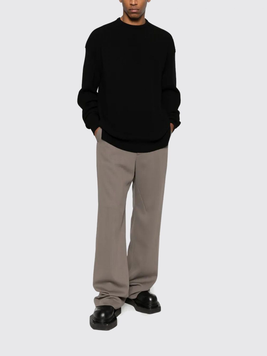 Rick Owens Rick Owens Sweater Men Black Size US M / EU 48-50 / 2 - 2 Thumbnail