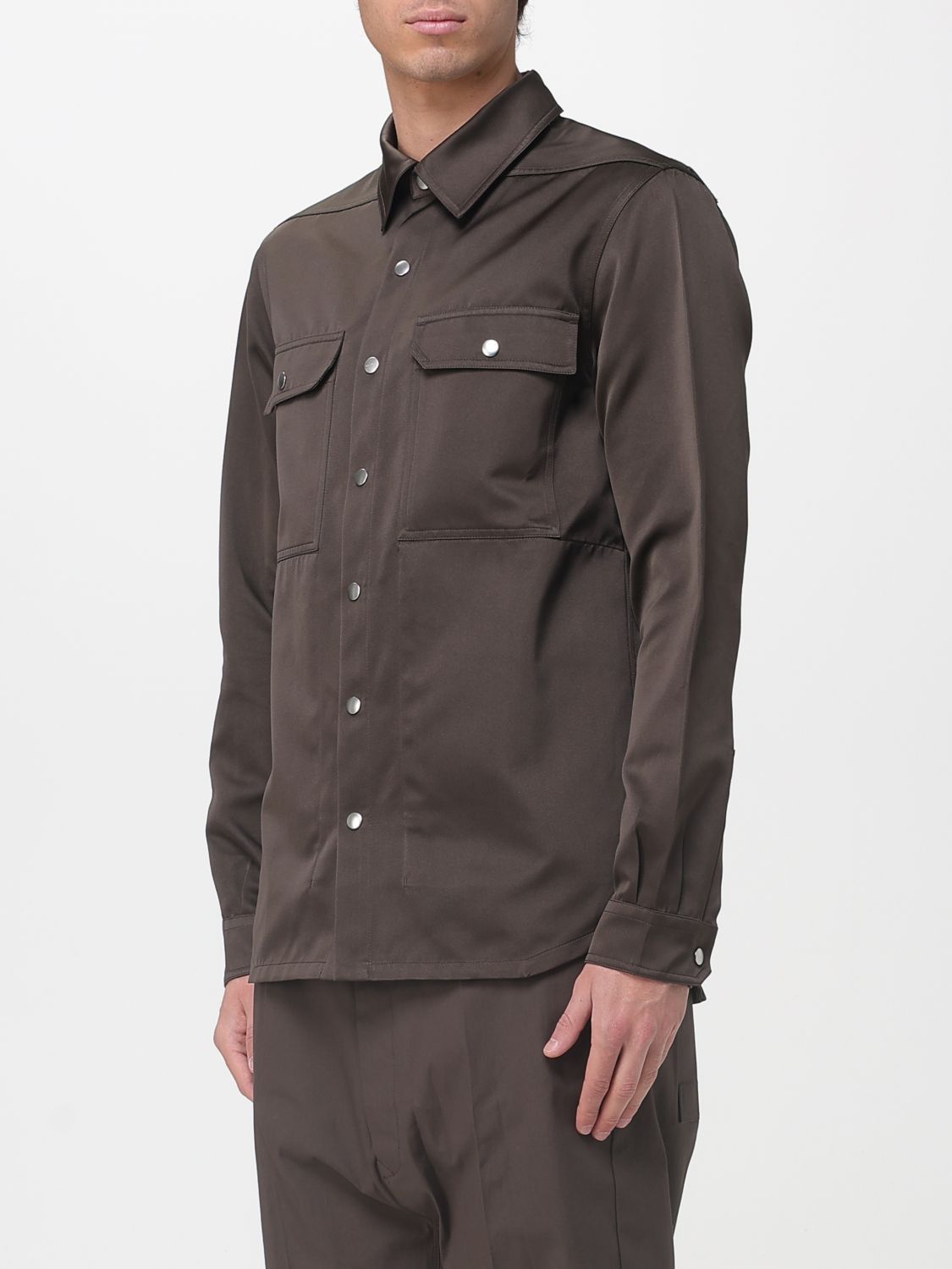 Rick Owens Rick Owens Shirt Men Brown Size US M / EU 48-50 / 2 - 4 Thumbnail