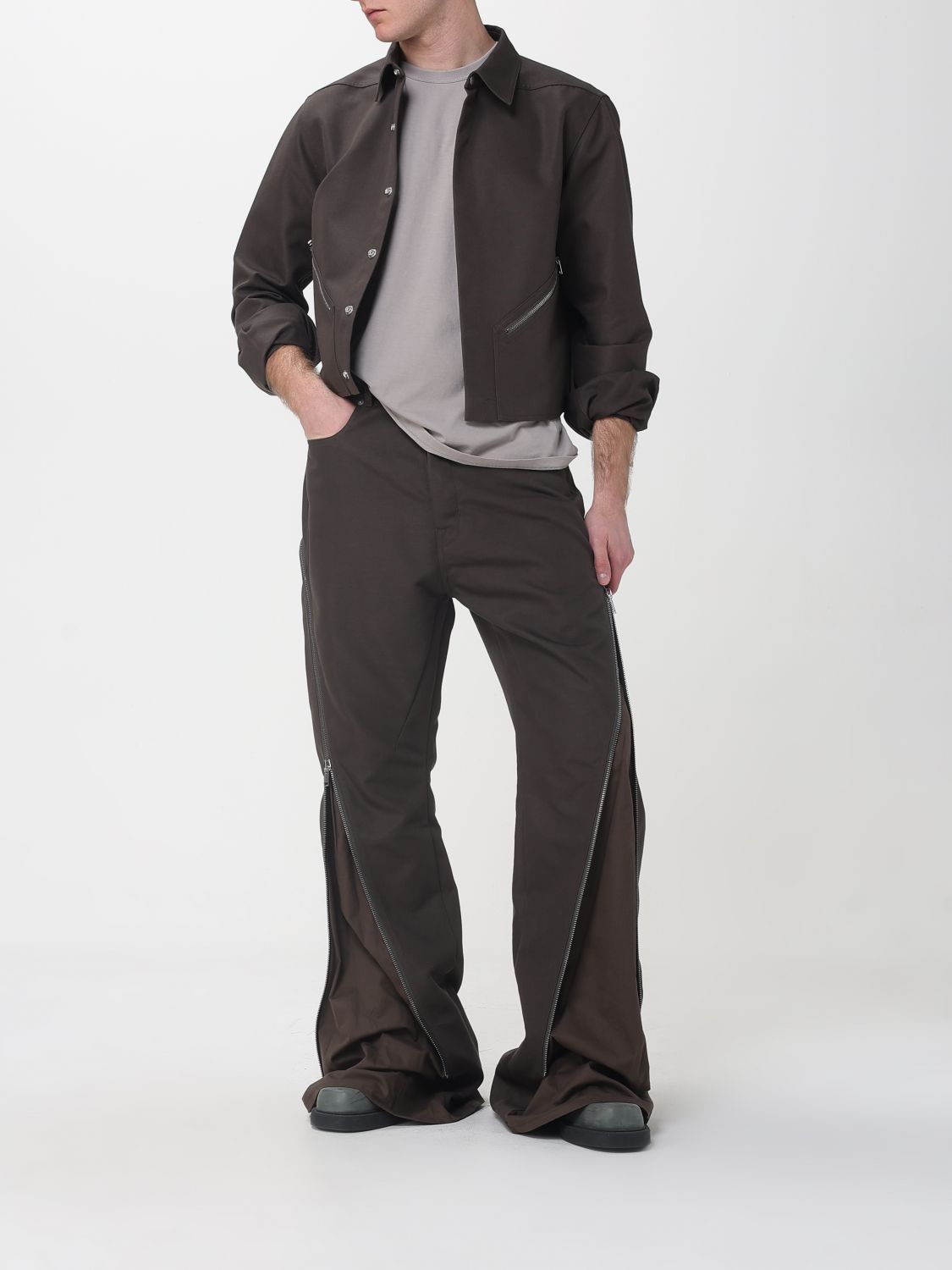 Rick Owens Rick Owens Jacket Men Brown Size US L / EU 52-54 / 3 - 2 Thumbnail
