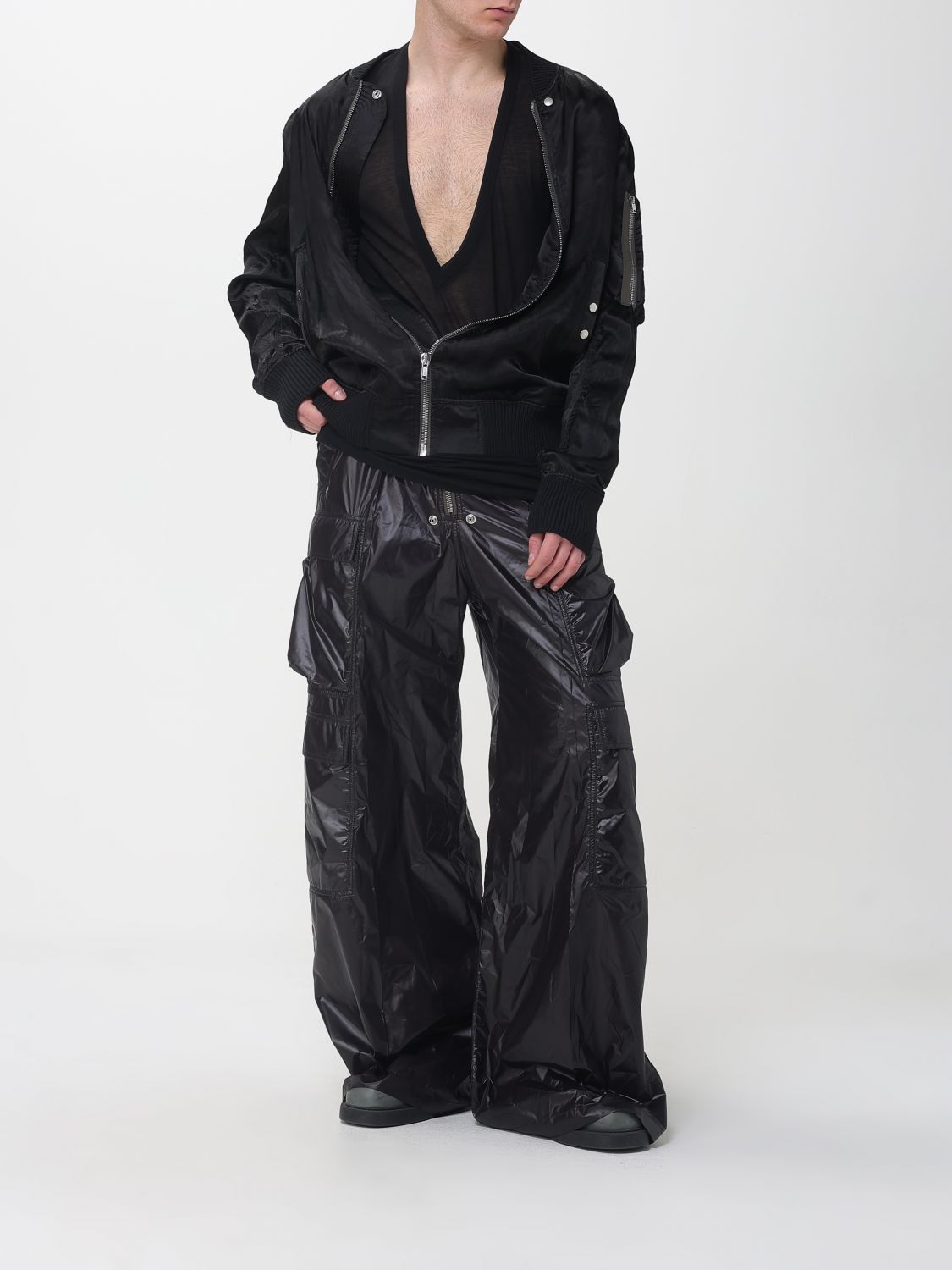 Rick Owens Rick Owens Jacket Men Black Size US XXL / EU 58 / 5 - 2 Thumbnail