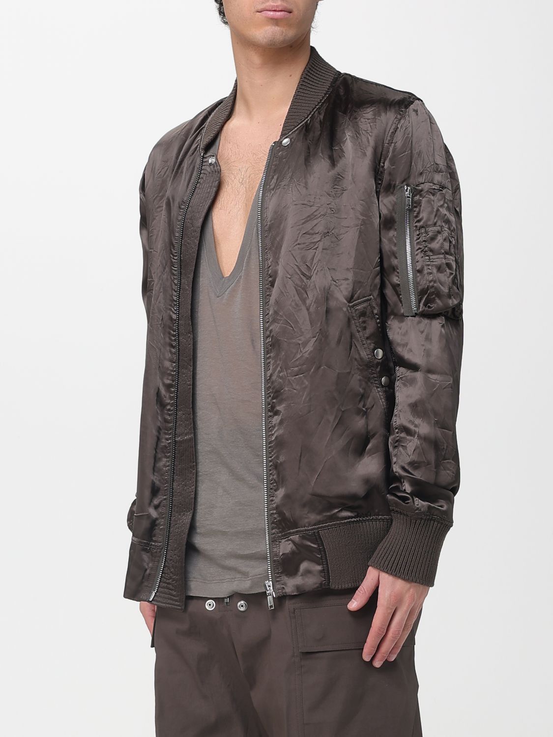 Rick Owens Rick Owens Jacket Men Brown Size US M / EU 48-50 / 2 - 4 Thumbnail