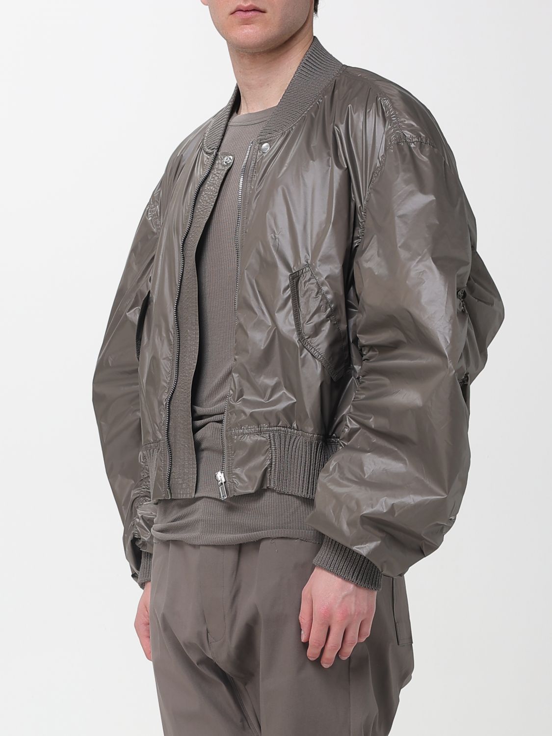 Rick Owens Rick Owens Jacket Men Grey Size US L / EU 52-54 / 3 - 4 Thumbnail