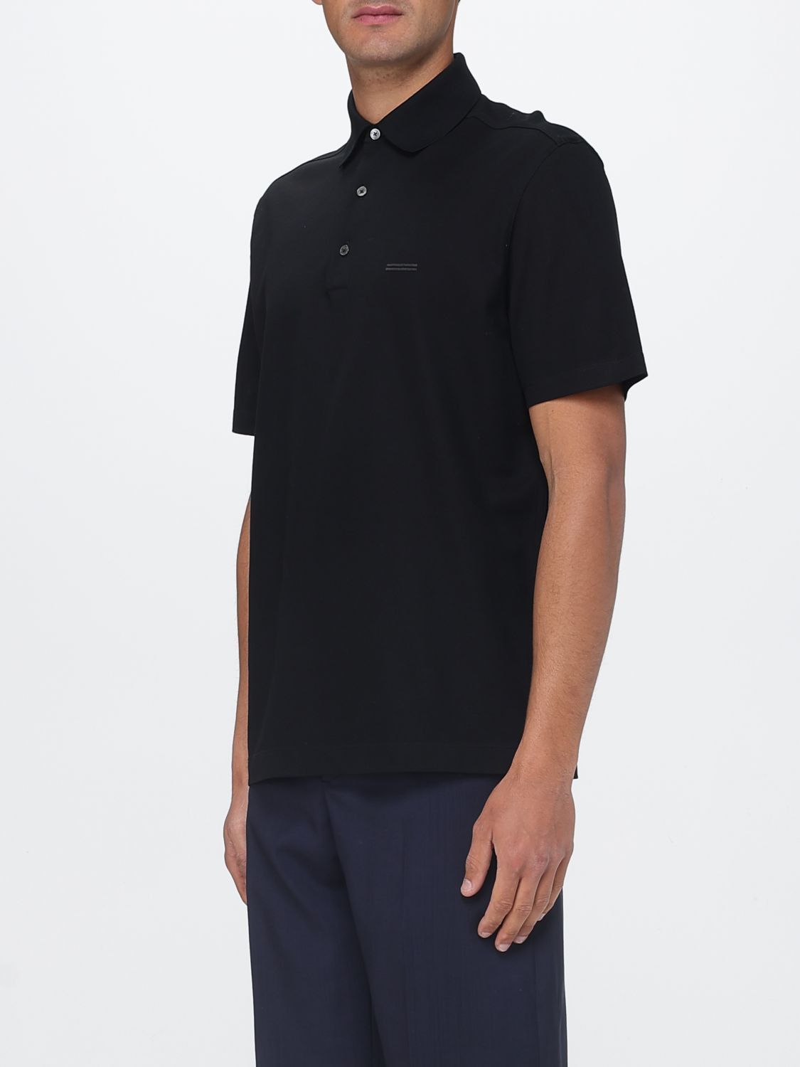 Ermenegildo Zegna Zegna Polo Shirt Men Black Size US S / EU 44-46 / 1 - 3 Thumbnail