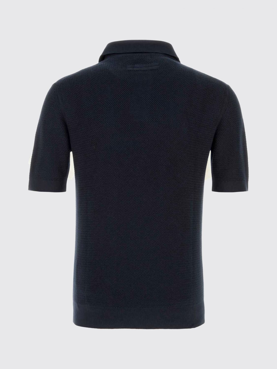 Ermenegildo Zegna Zegna Polo Shirt Men Blue Size US M / EU 48-50 / 2 - 3 Thumbnail