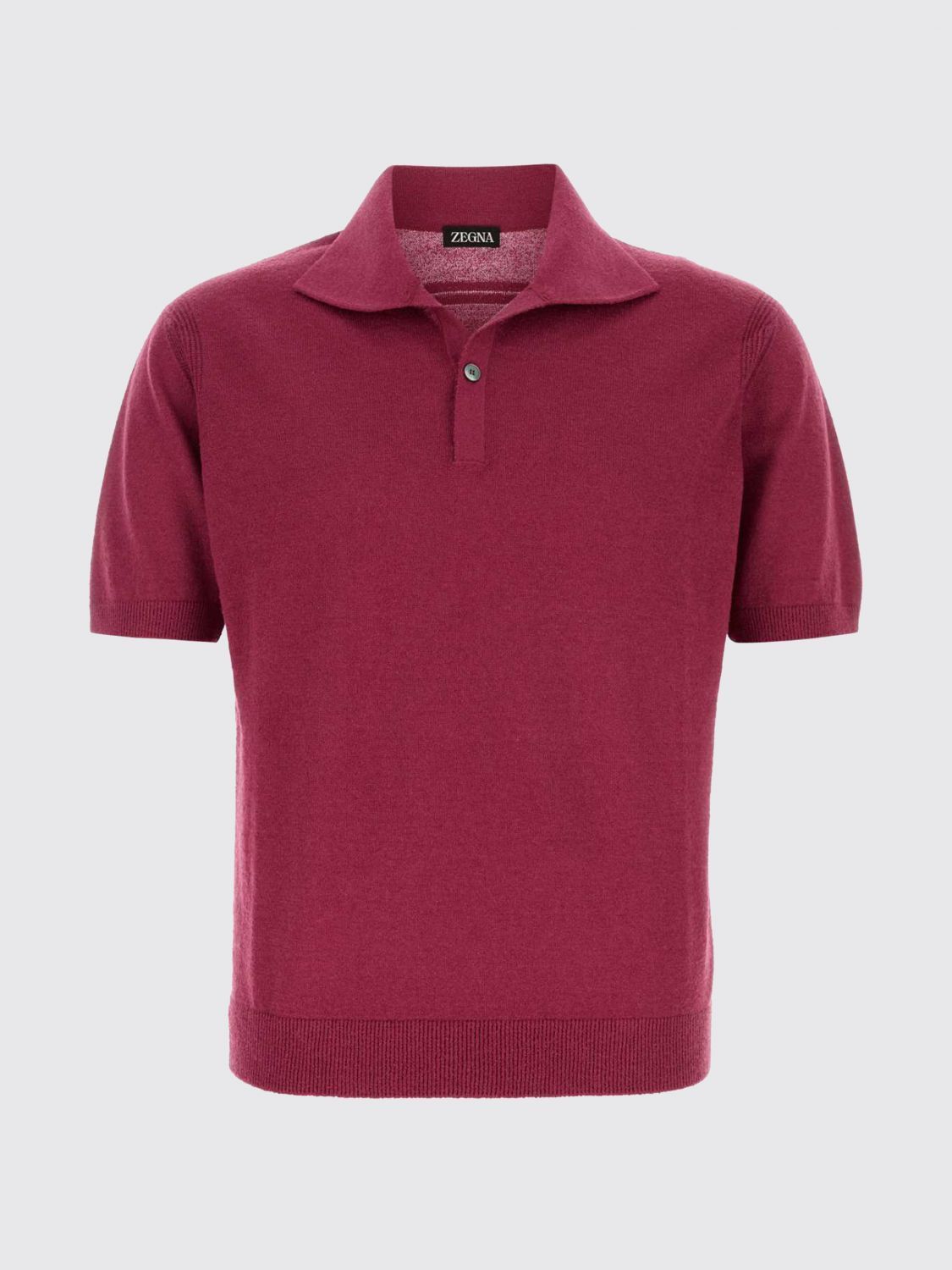 Ermenegildo Zegna Zegna Polo Shirt Men Crimson Size US M / EU 48-50 / 2 - 2 Thumbnail