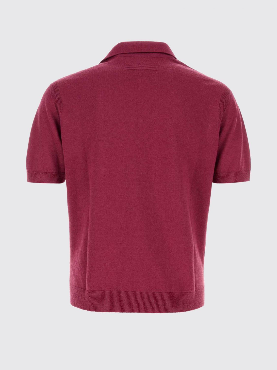 Ermenegildo Zegna Zegna Polo Shirt Men Crimson Size US M / EU 48-50 / 2 - 3 Thumbnail