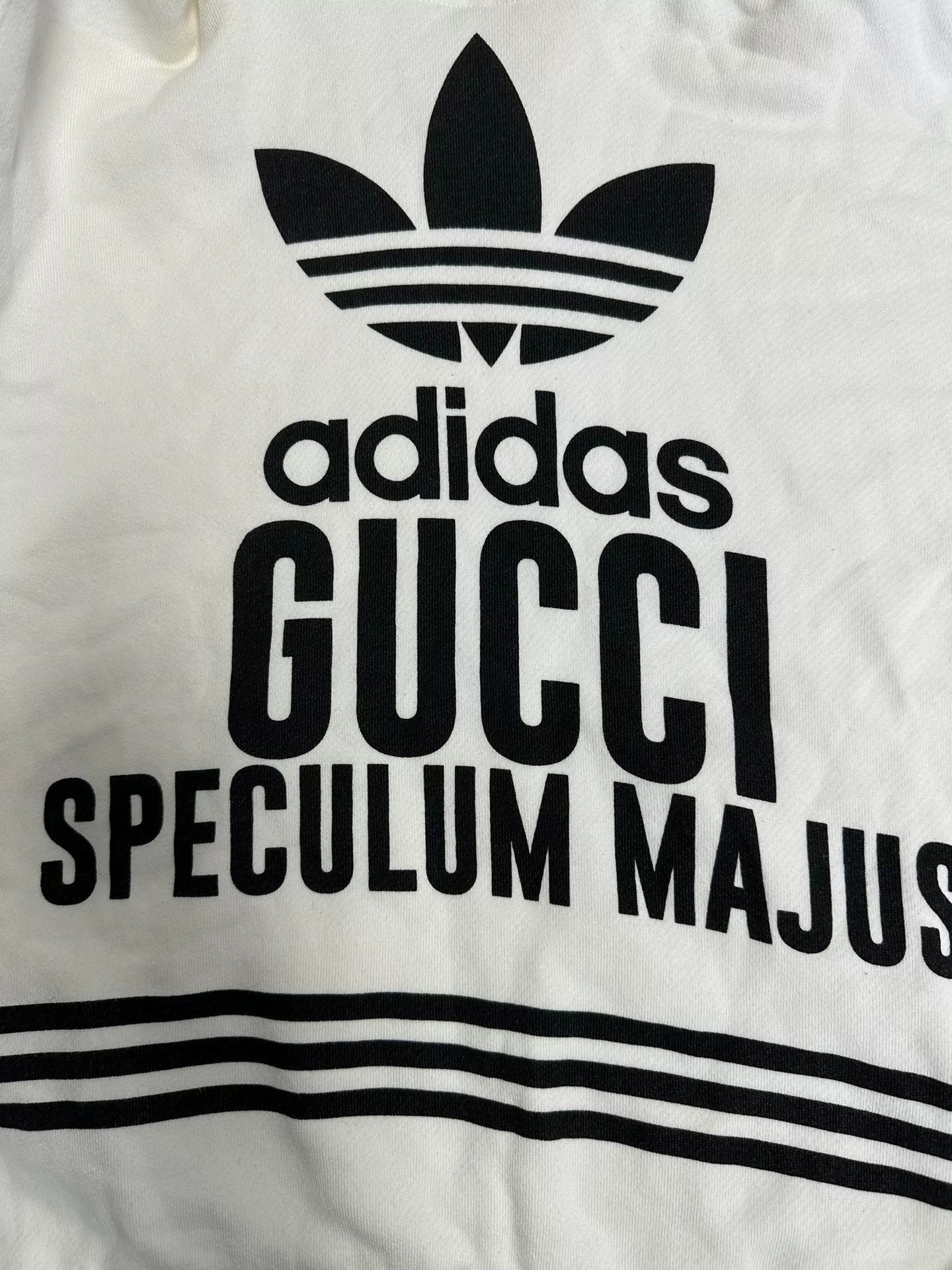 Gucci Gucci x adidas Logo Print Hoodie XS Size US XS / EU 42 / 0 - 4 Thumbnail
