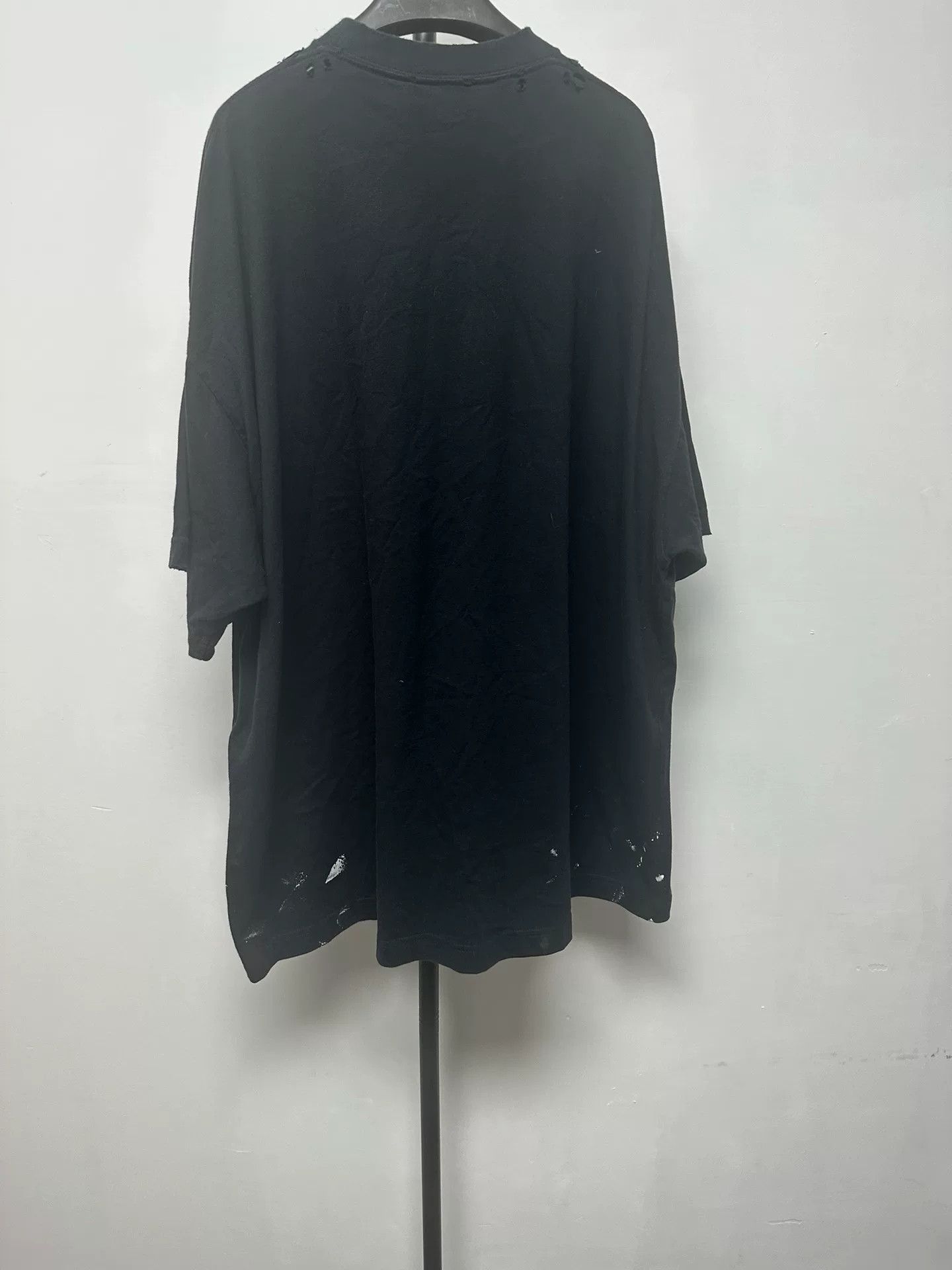 Balenciaga Balenciaga Lightning Logo T-Shirt Size 4 Size US XL / EU 56 / 4 - 3 Thumbnail
