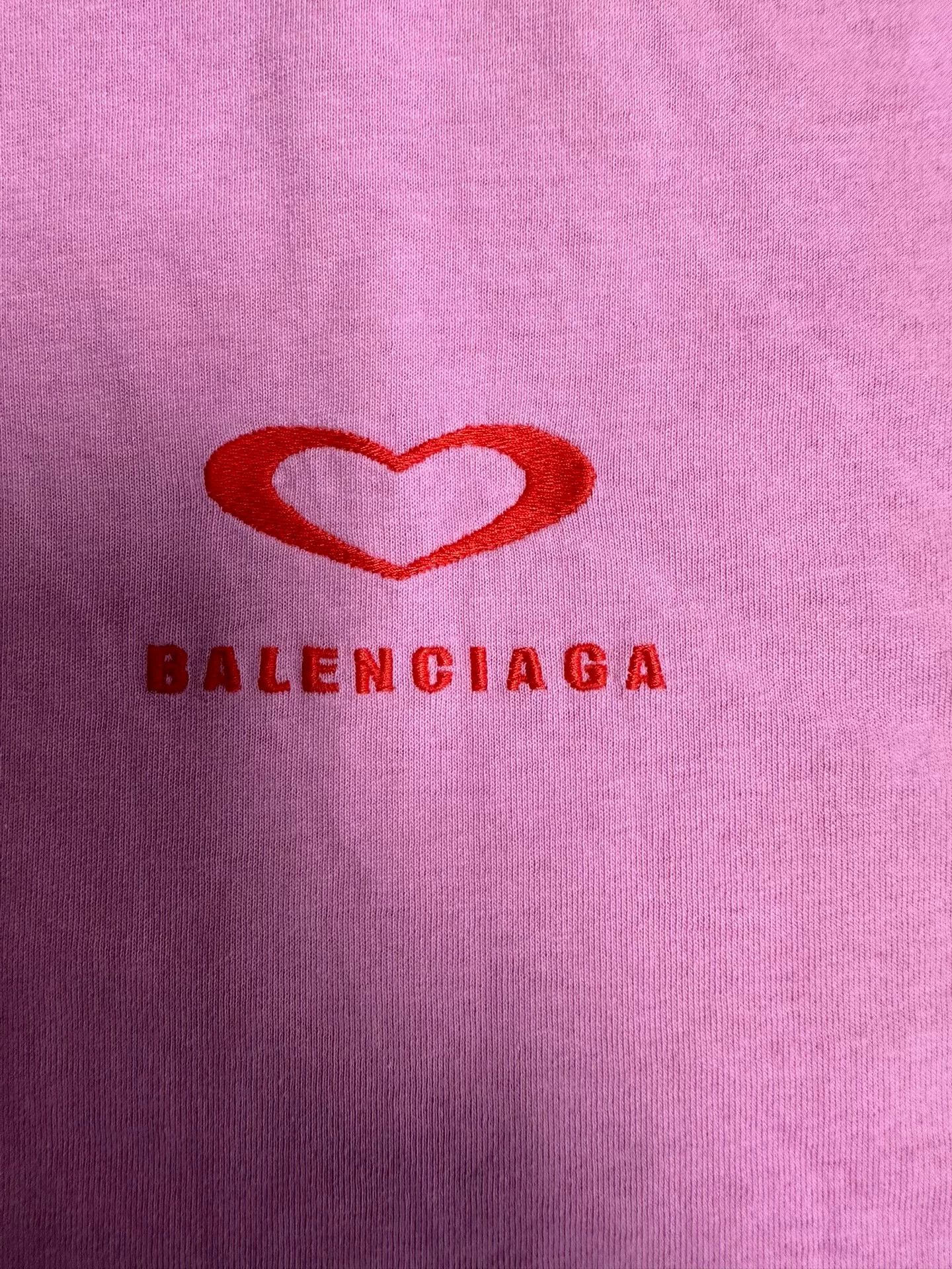 Balenciaga Balenciaga Heart Logo T-Shirt Size 2 Size M / US 6-8 / IT 42-44 - 4 Thumbnail