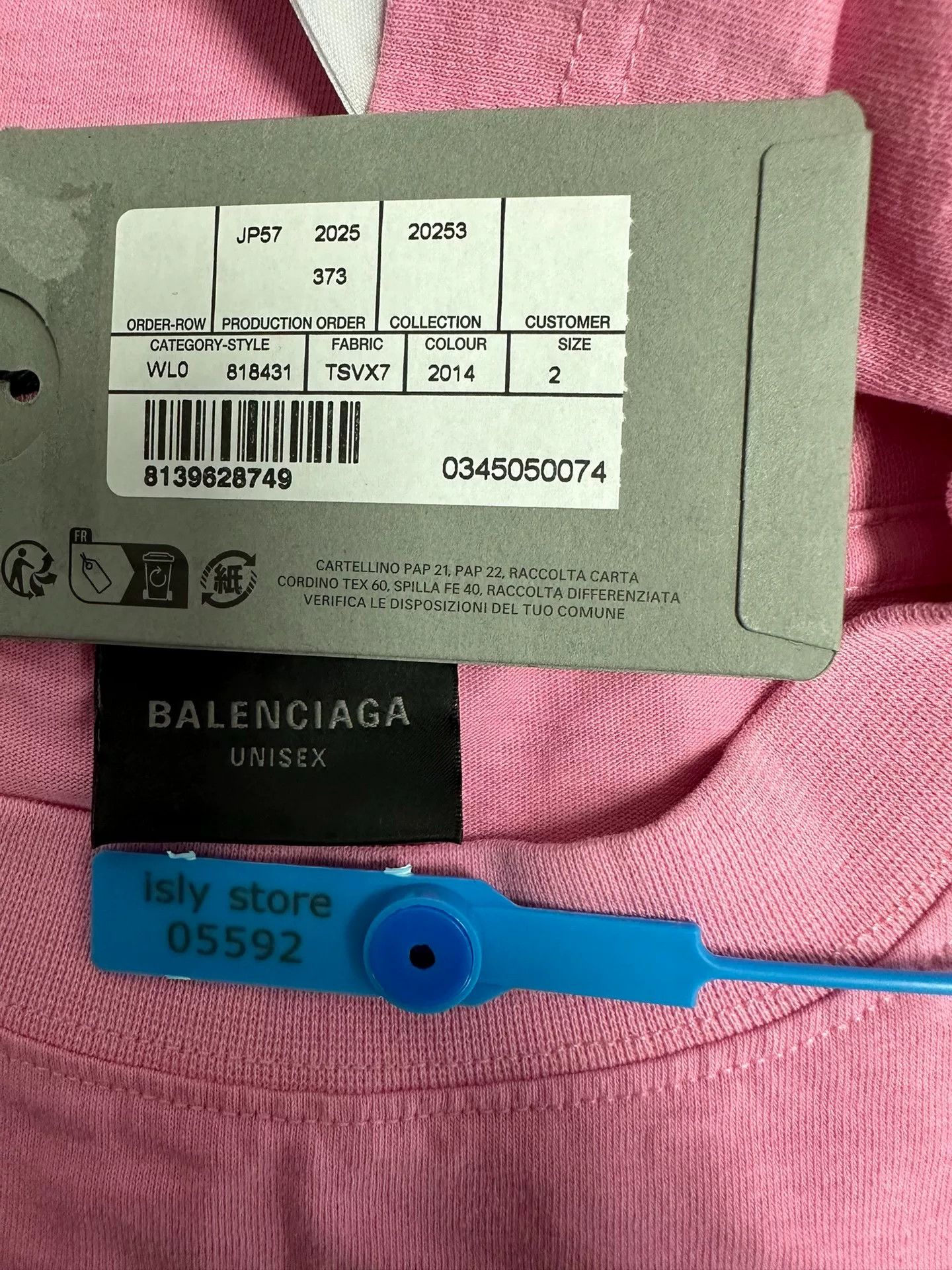 Balenciaga Balenciaga Heart Logo T-Shirt Size 2 Size M / US 6-8 / IT 42-44 - 5 Thumbnail
