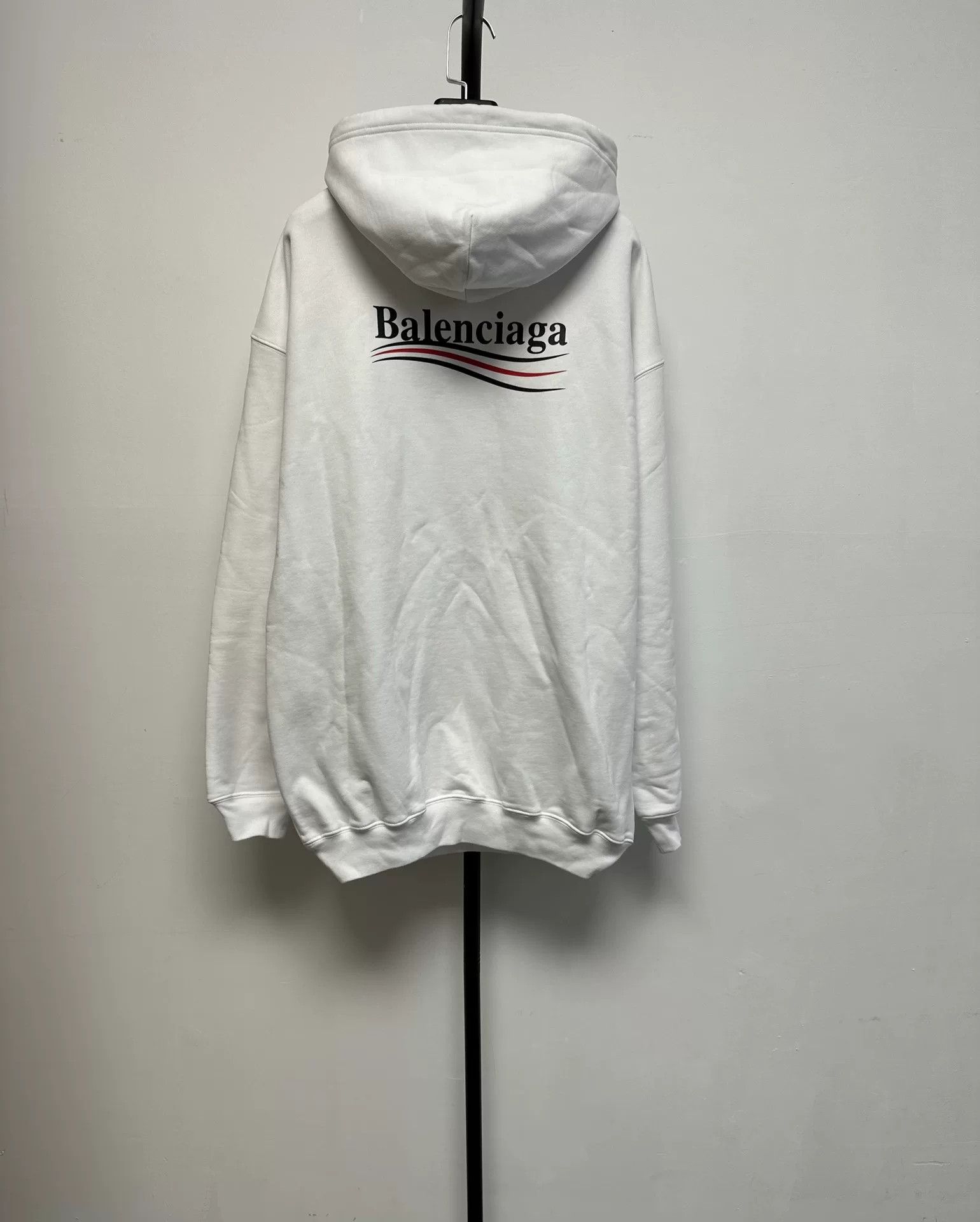 Balenciaga Balenciaga Wave Logo Hoodie M Size US M / EU 48-50 / 2 - 3 Thumbnail