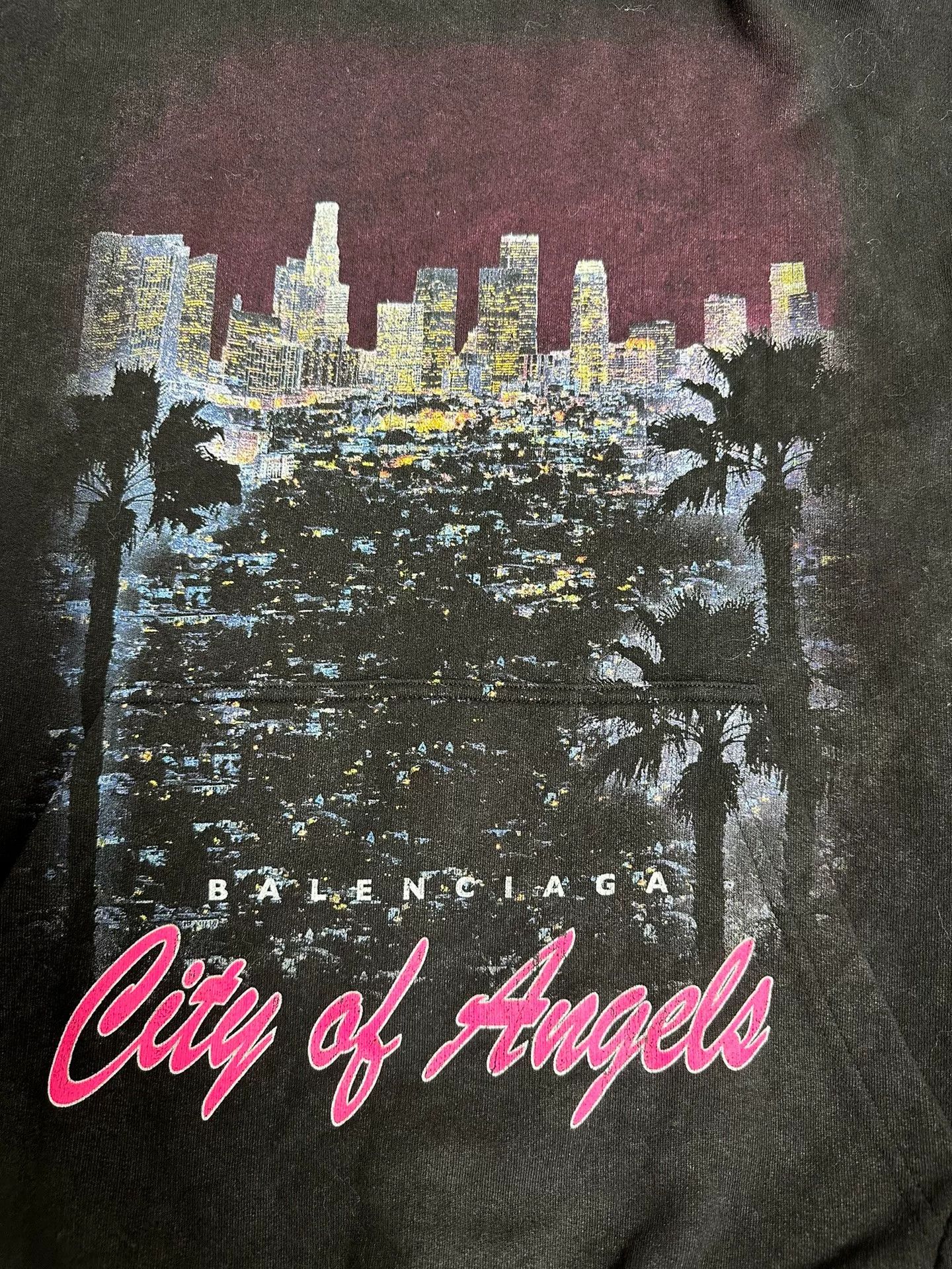 Balenciaga Balenciaga City of Angels Graphic Hoodie Size M Size US M / EU 48-50 / 2 - 4 Thumbnail