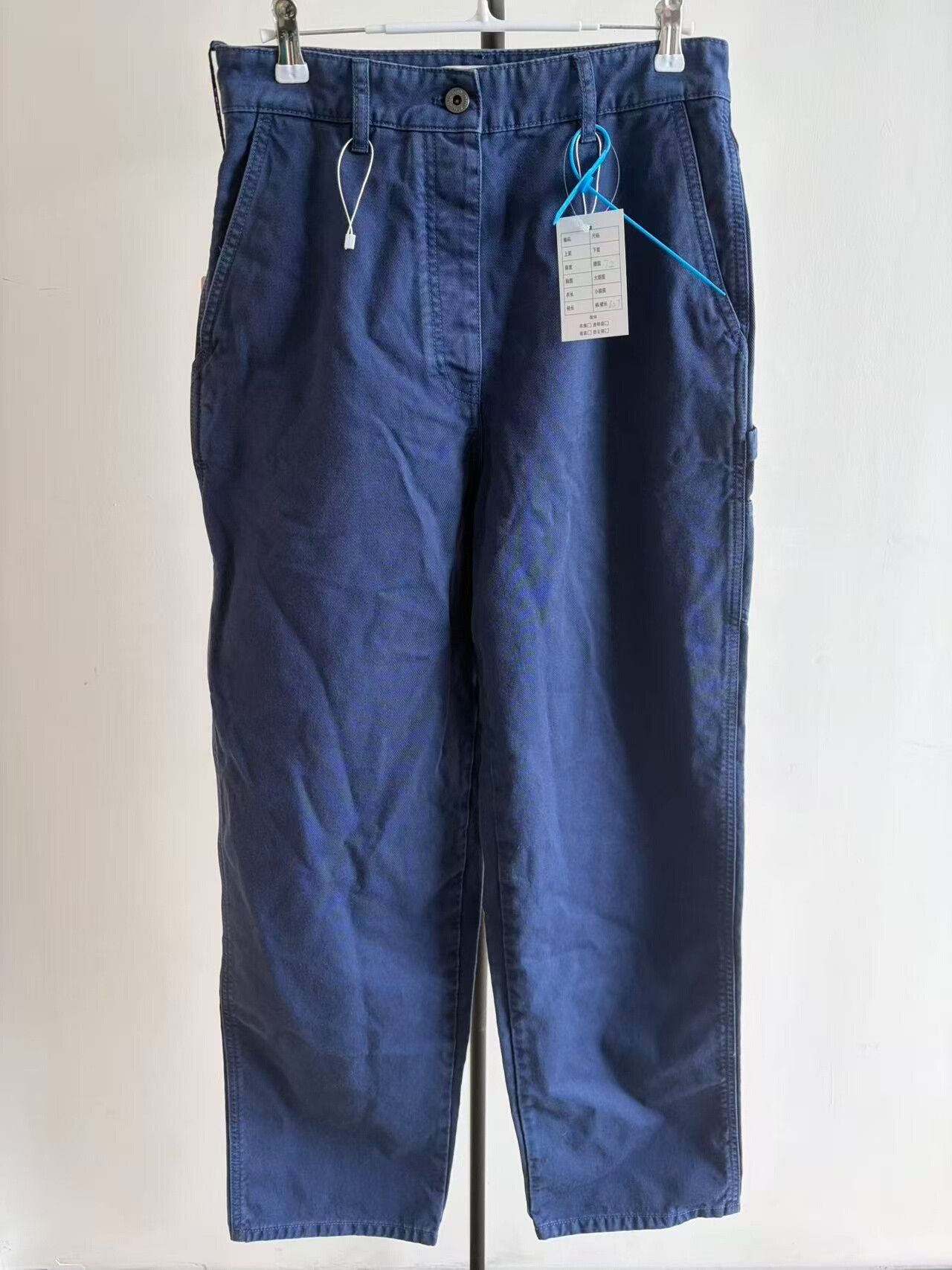 Miu Miu Miu Miu Embroidered Logo Gabardine Pants Size it_40 Size 27" / US 4 / IT 40 - 2 Thumbnail